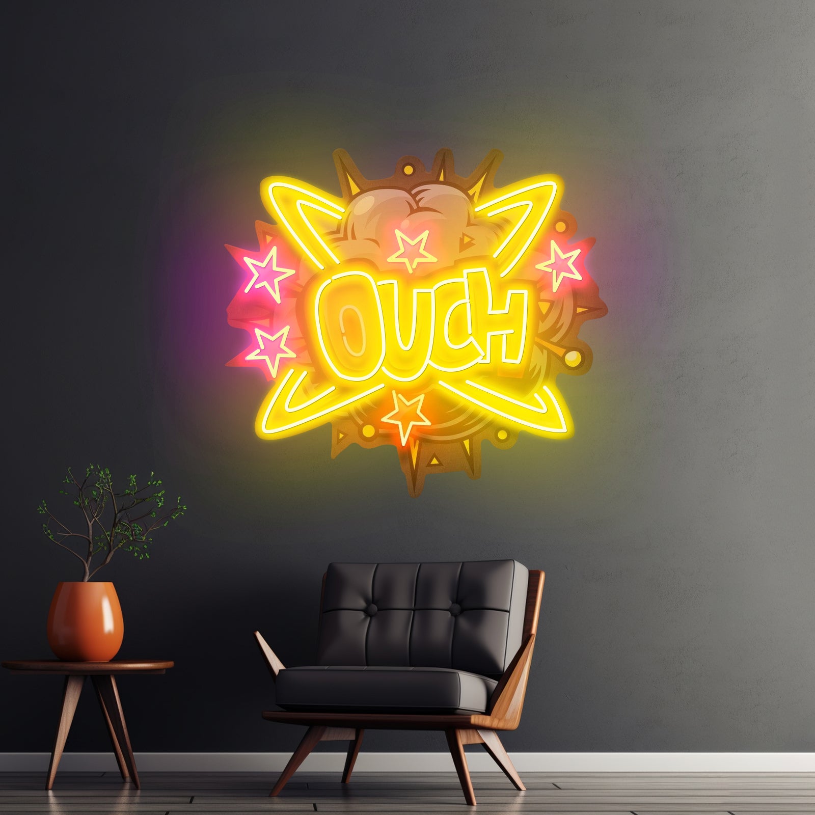 Ouch Led Neon Artwork For Sale