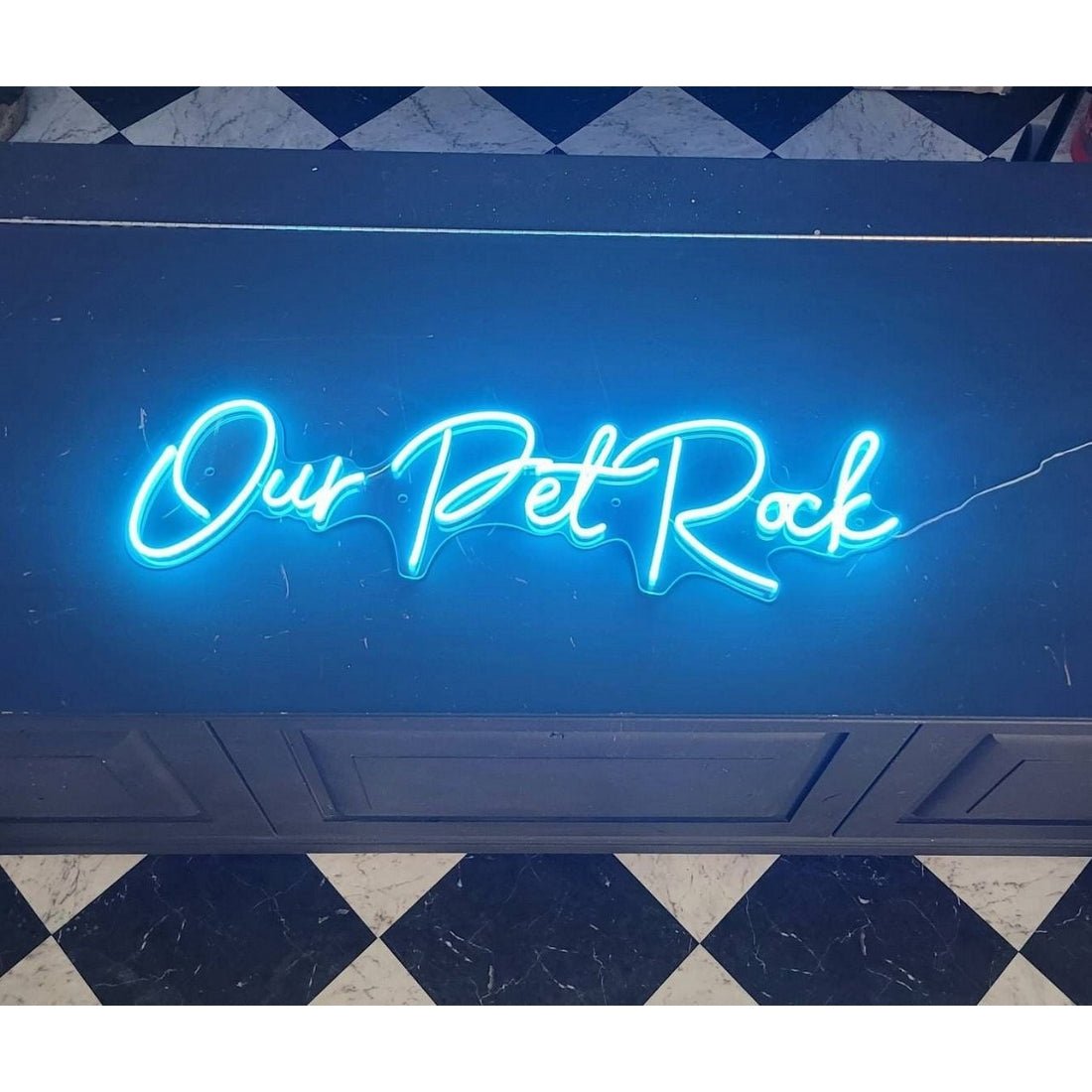Our Pet Rock Led Sign Business Neon Sign - Shineneon