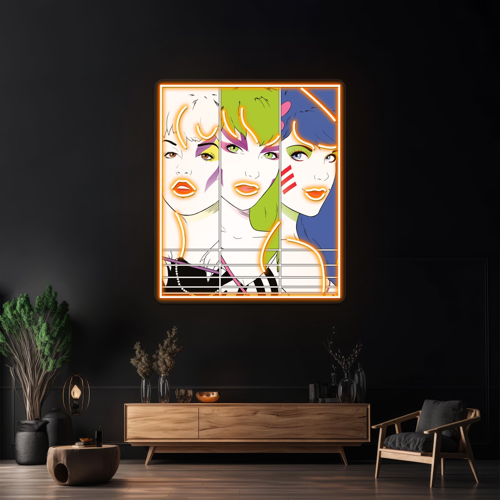 Our Songs Are Better Without Saxophone Artwork Neon Wall Sign | Shineneon