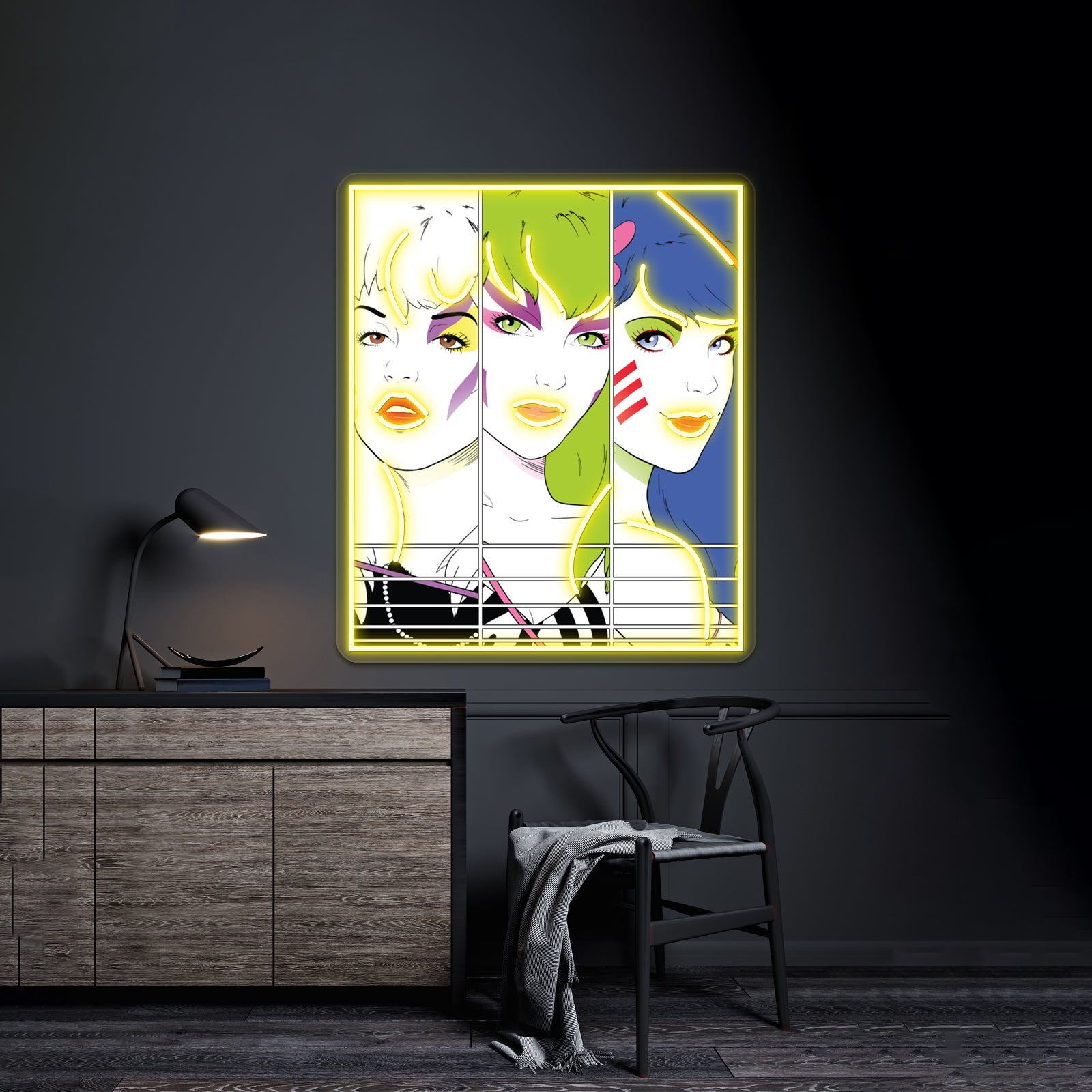 Our Songs Are Better Without Saxophone Artwork Neon Wall Sign | Shineneon