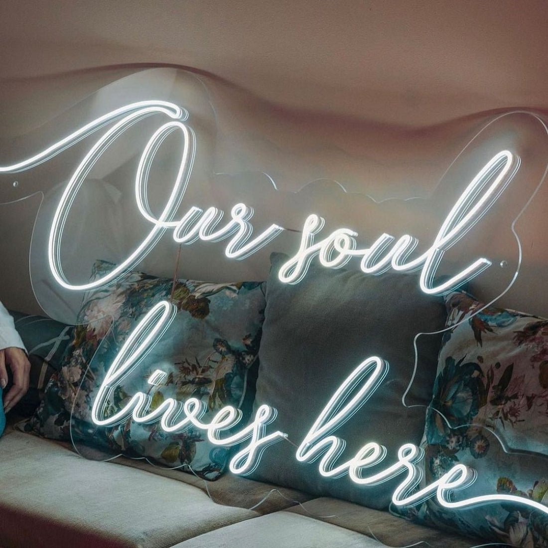 Our Soul Lives Here Led Sign Business Neon Sign - Shineneon