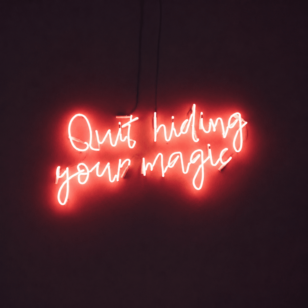 Out Hiding Your Magic LED Neon Sign - Shineneon