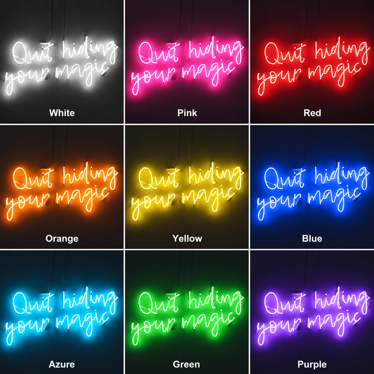 Out Hiding Your Magic LED Neon Sign - Shineneon