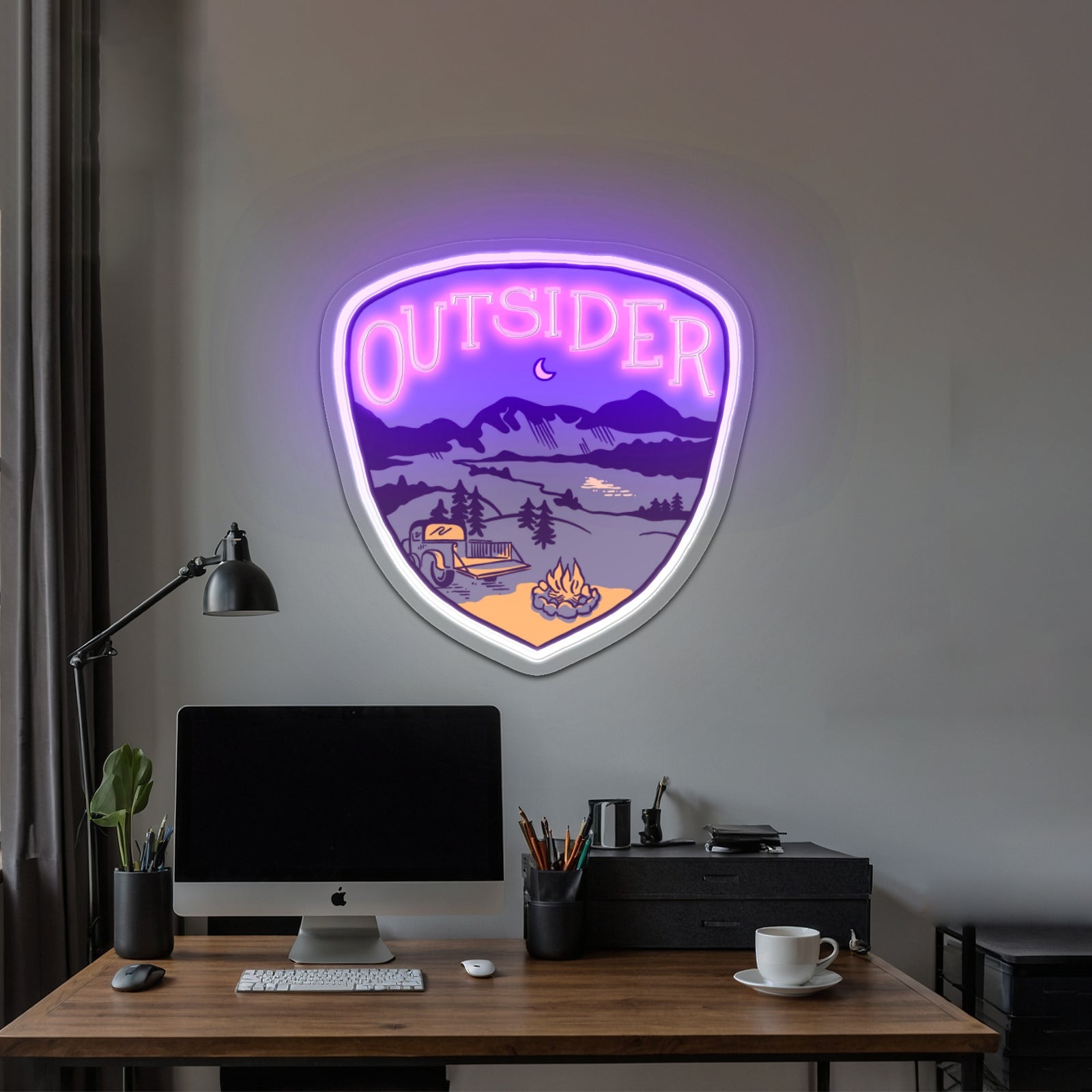Outsider Nature Artwork Gaming Neon Signs - Shineneon
