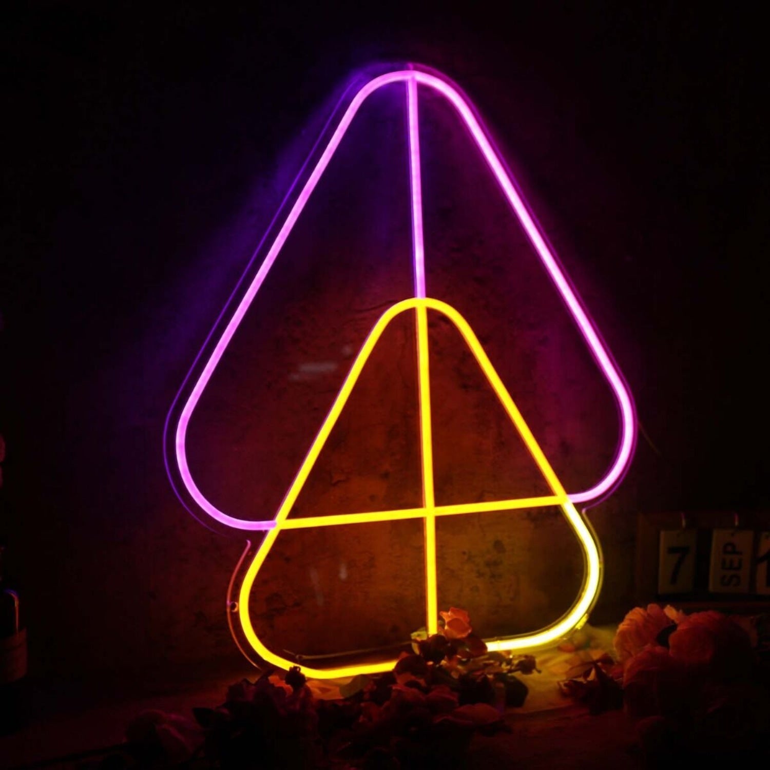 Overlapping Triangles Neon Sign | Shineneon