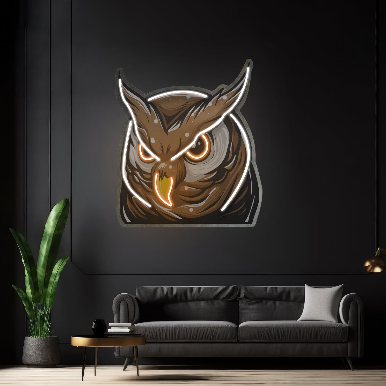 Owl Head Led Neon Sign Light Custom Led Signs - Shineneon