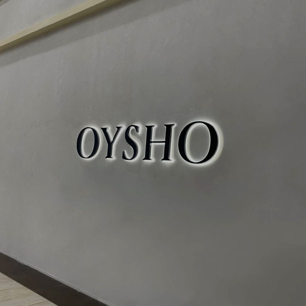 Oysho 3D Backlit Channel Letters Led Light Sign