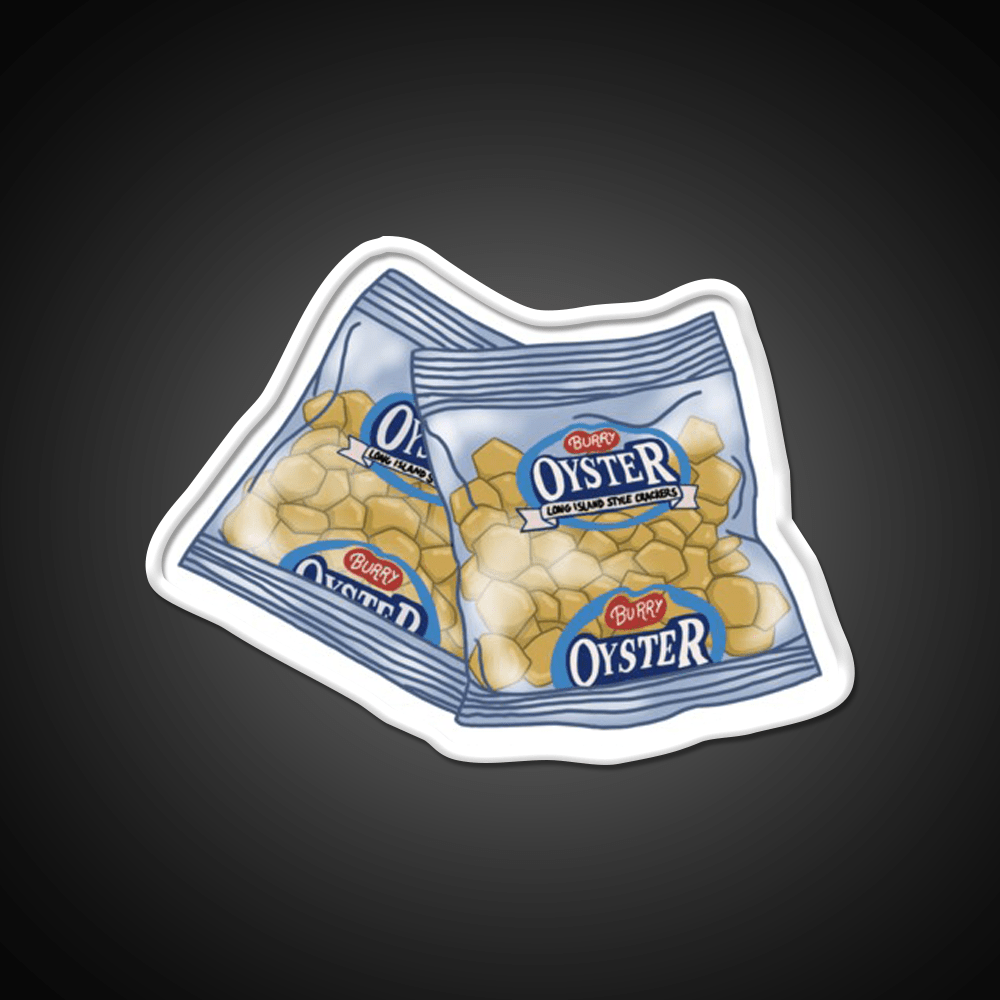 Oyster Crackers Snack Food Led Neon Sign Rgb Color - Shineneon