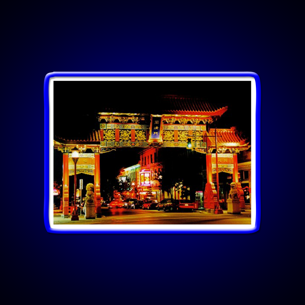 Paifang Entrance To Victoria Bc Chinatown Asian Cultural Led Neon Sign Rgb Color - LED neon sign view 5