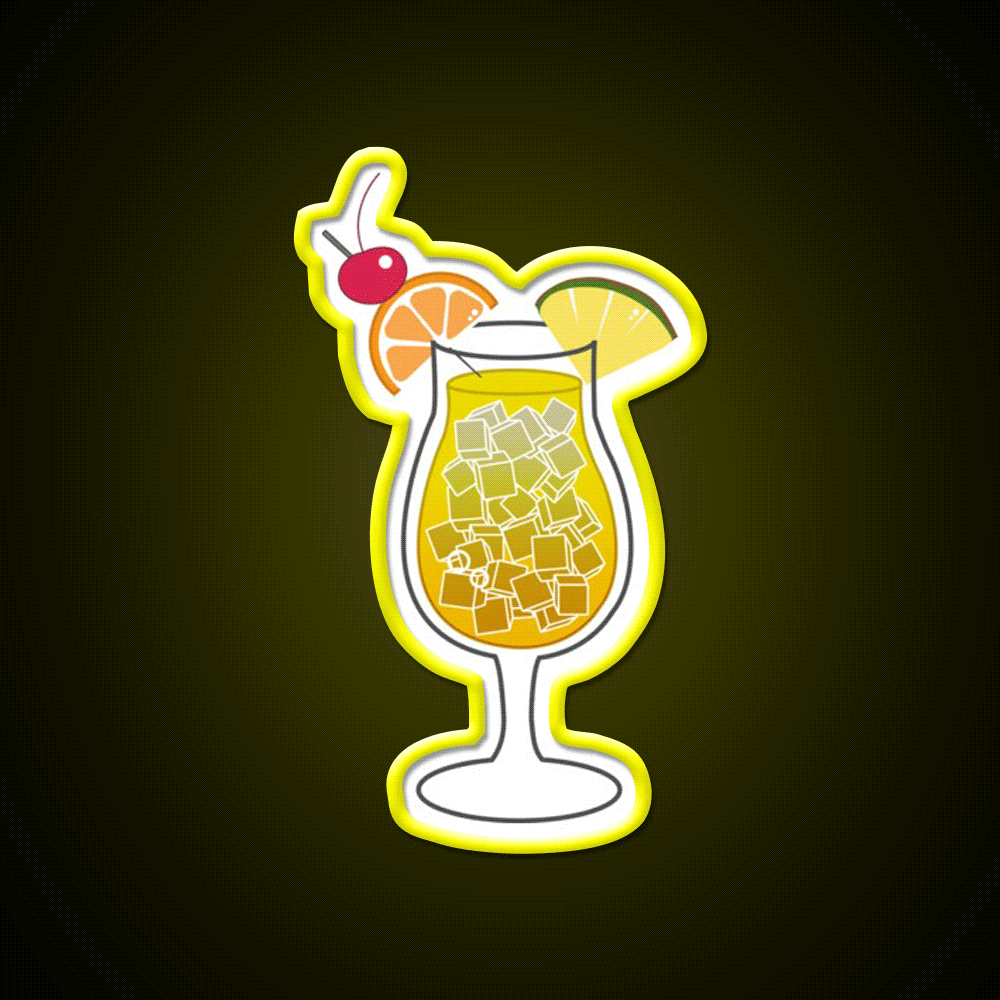 Pain Killer Cocktail Bar Decor Led Neon Sign Rgb Color - Custom LED neon sign front view