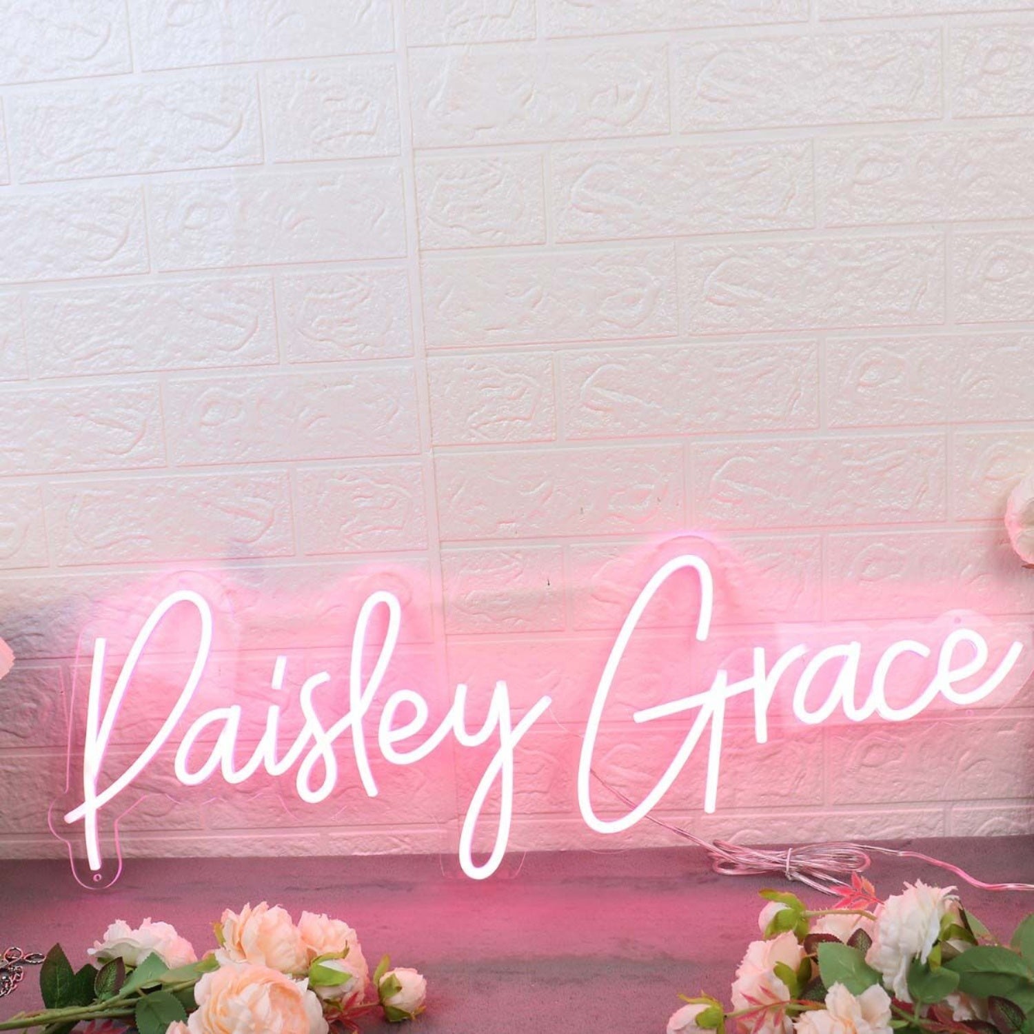 Paisley Grace Red Led Neon Sign - Shineneon