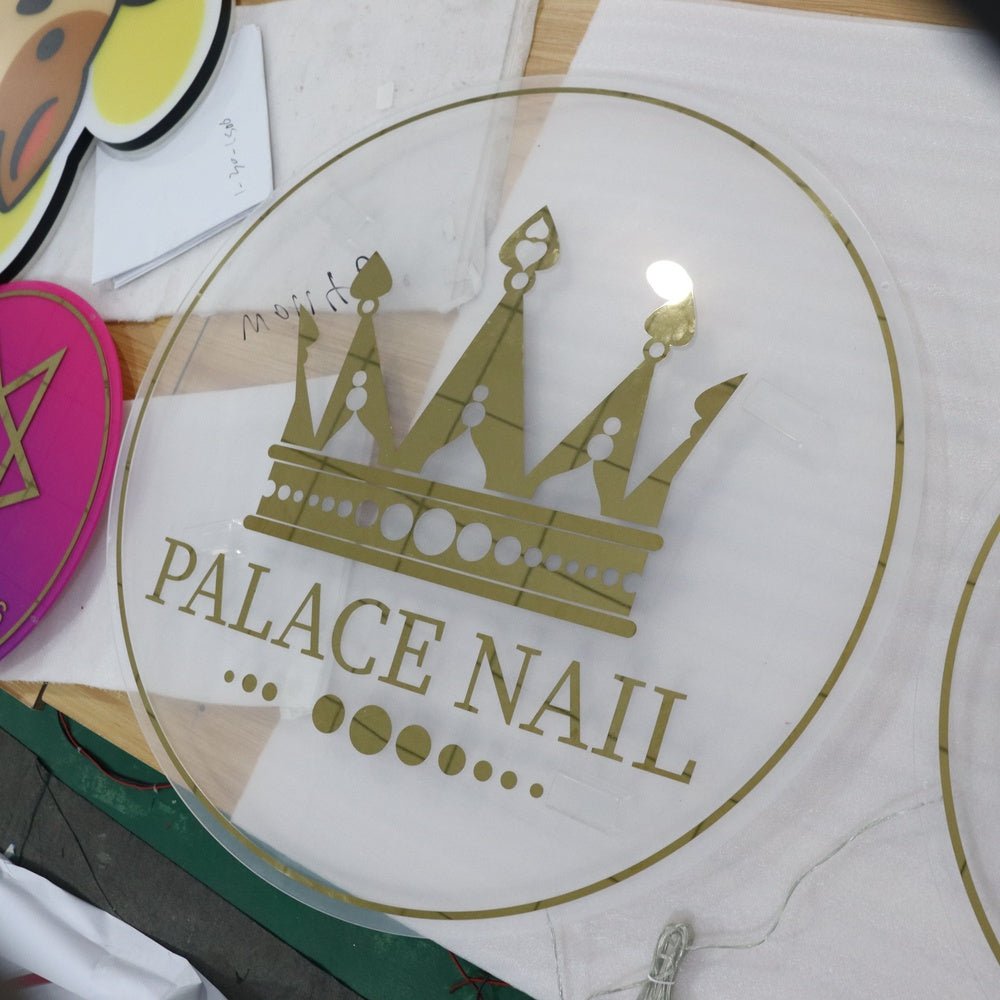 Palace Nail Acrylic Business Logo Sign - Shineneon