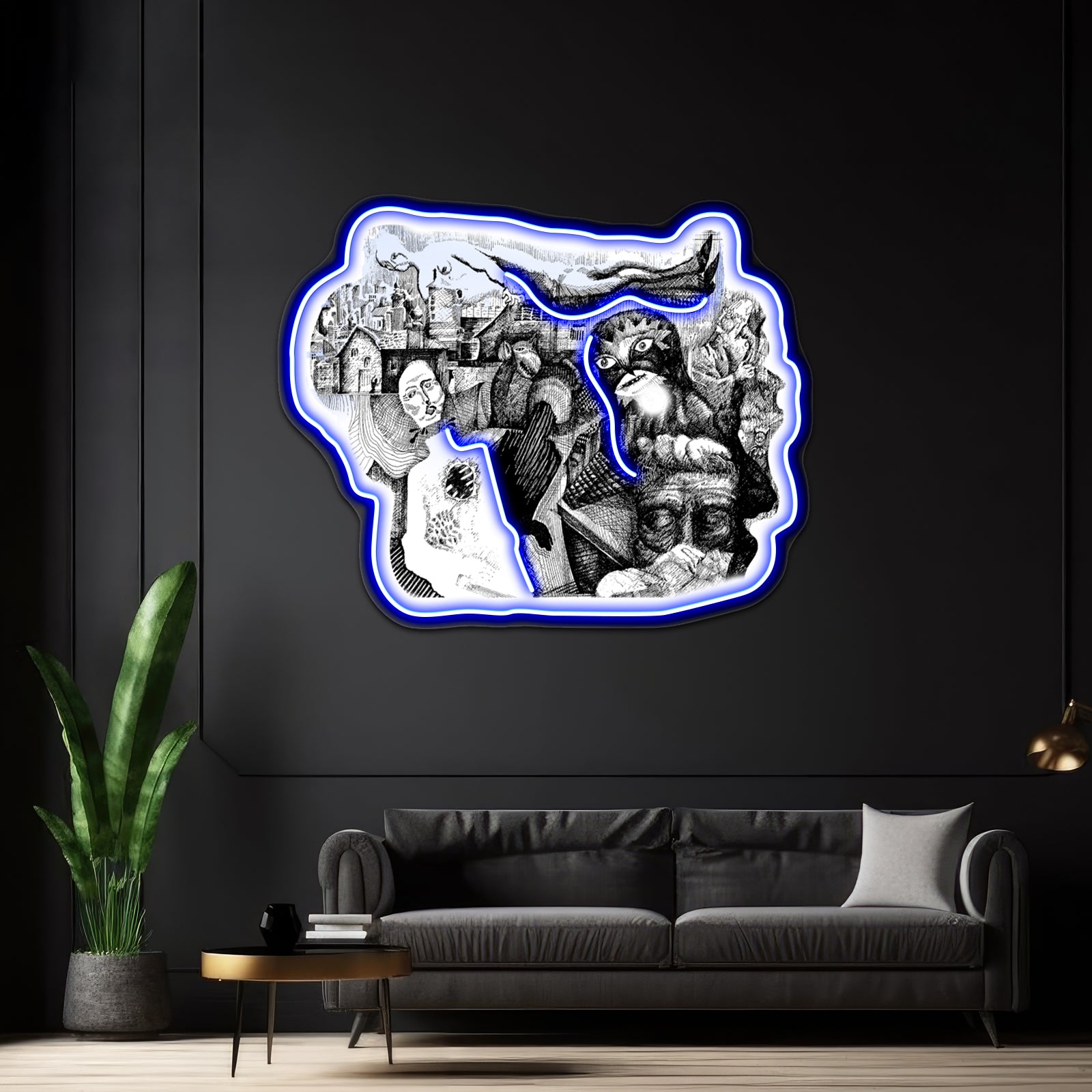 Pale Horses Artwork Neon Wall Sign | Shineneon