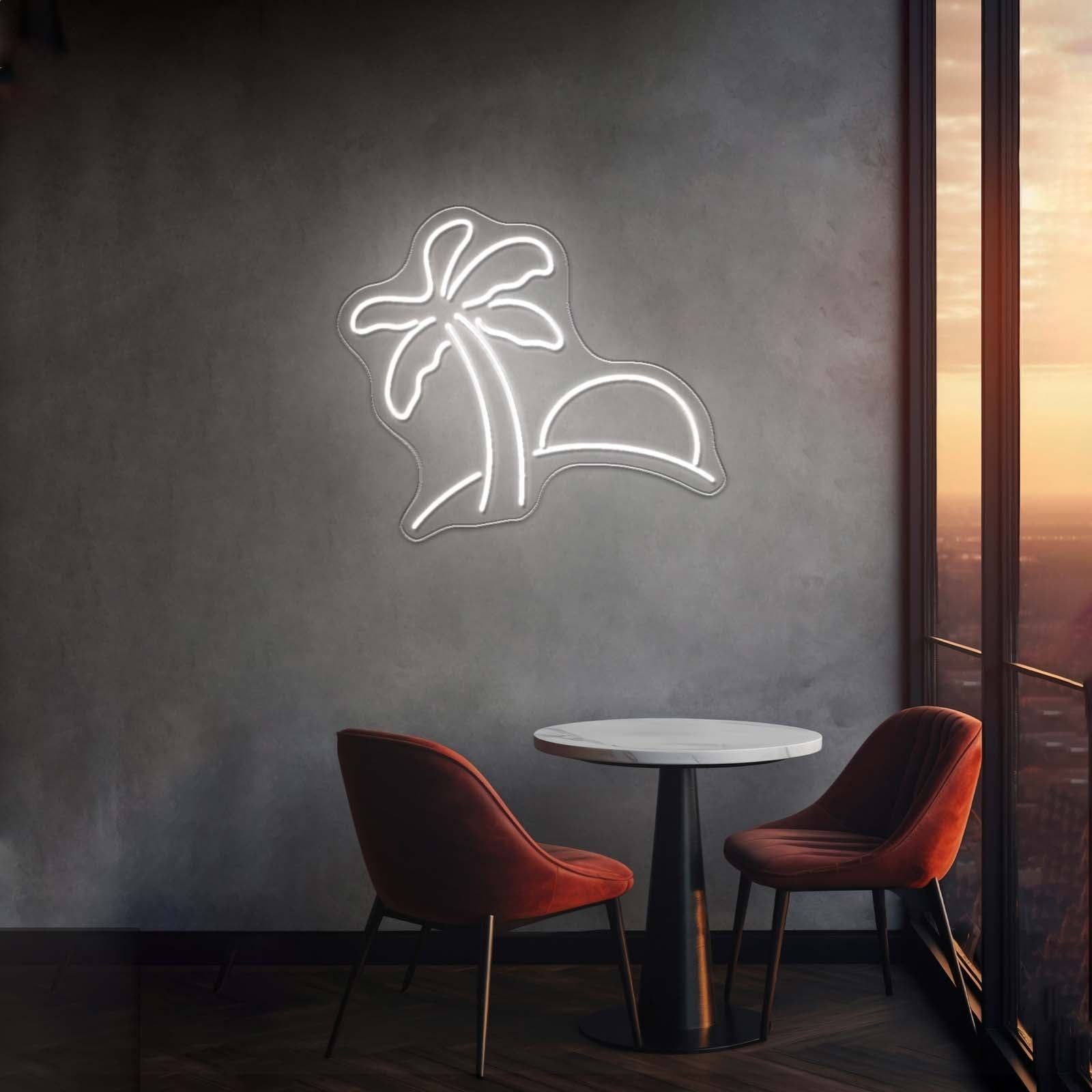 Palm Neon Sign Beach Wall Decor Led Signs - Shineneon