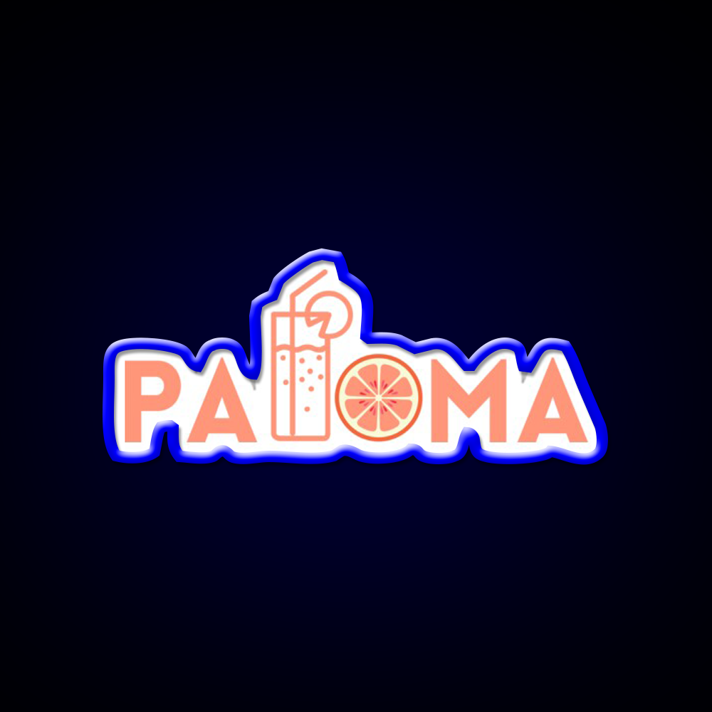 Paloma Cocktail Bar Decor Led Neon Sign Rgb Color - LED neon sign view 5