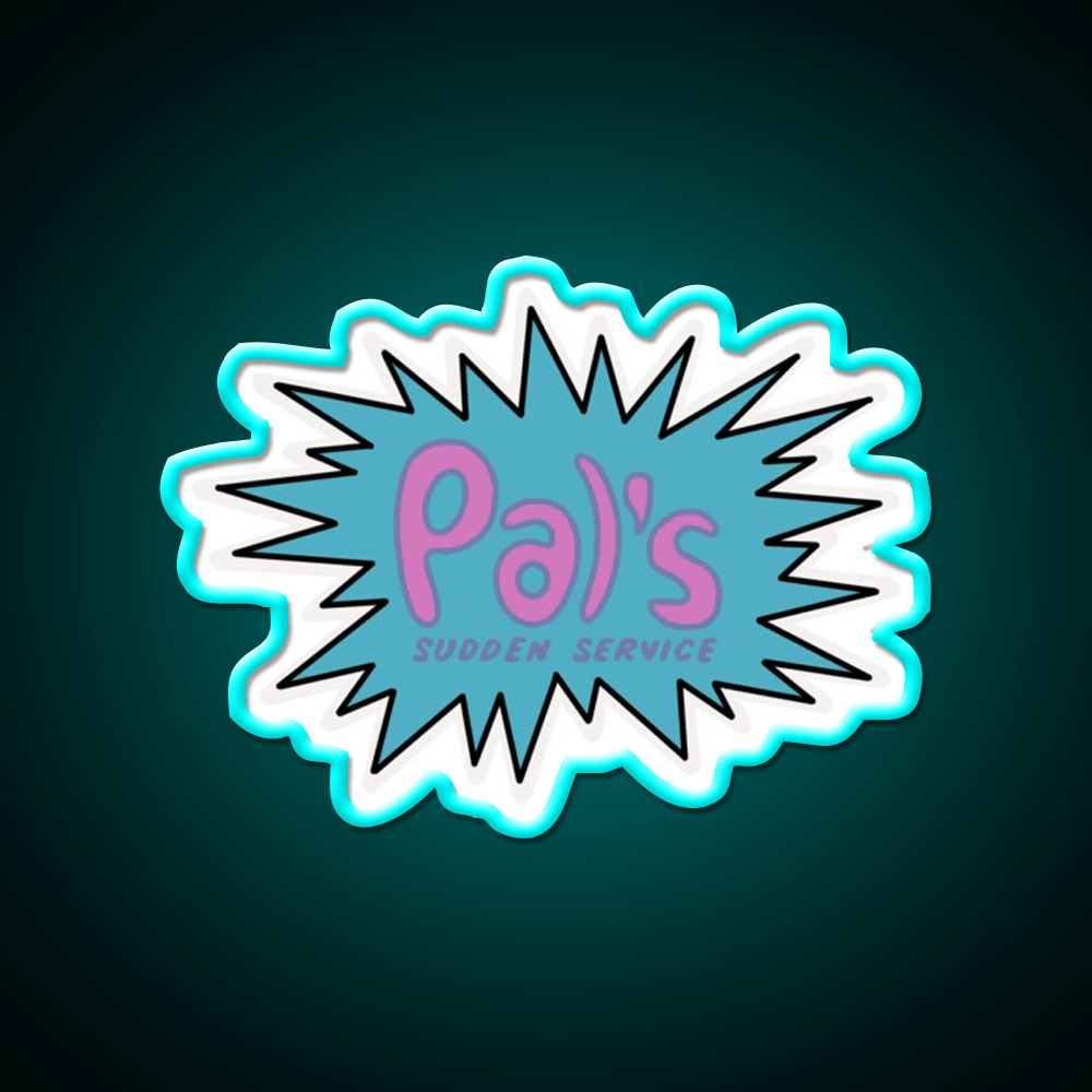 Pals Fast Food Led Neon Sign For Burger Place Wall Art Rgb Color - Shineneon