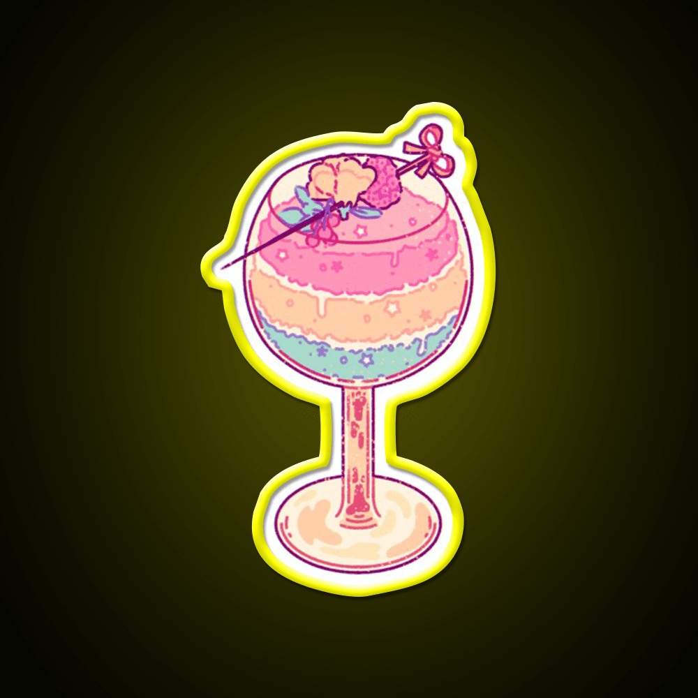 Pan Cocktail Bar Decor Led Neon Sign Rgb Color - Shineneon