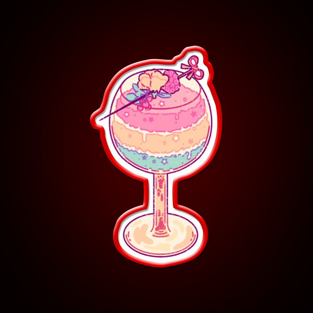 Pan Cocktail Bar Decor Led Neon Sign Rgb Color - Shineneon