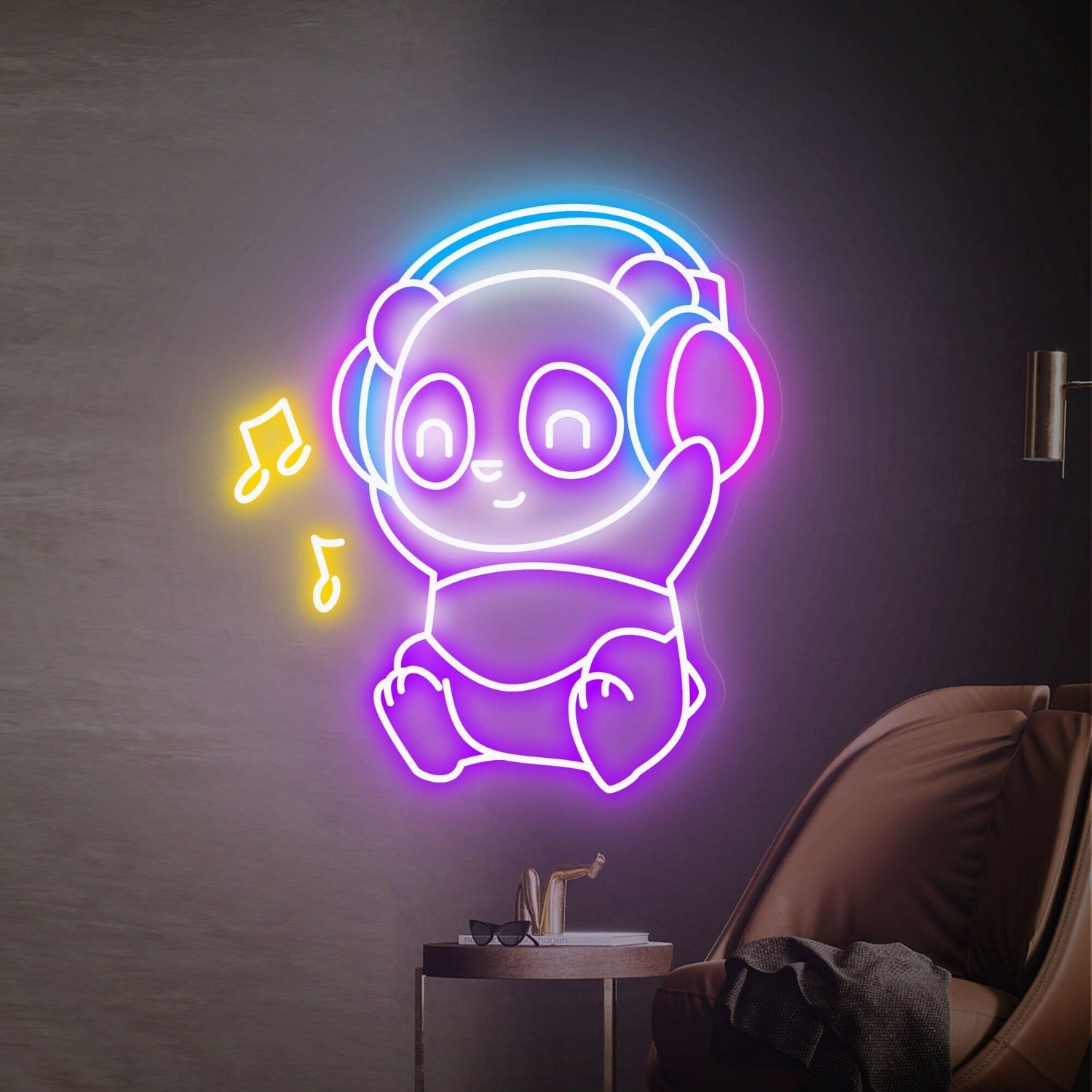 Panda Led Neon Sign Cute Panda Wall Art Light | Shineneon