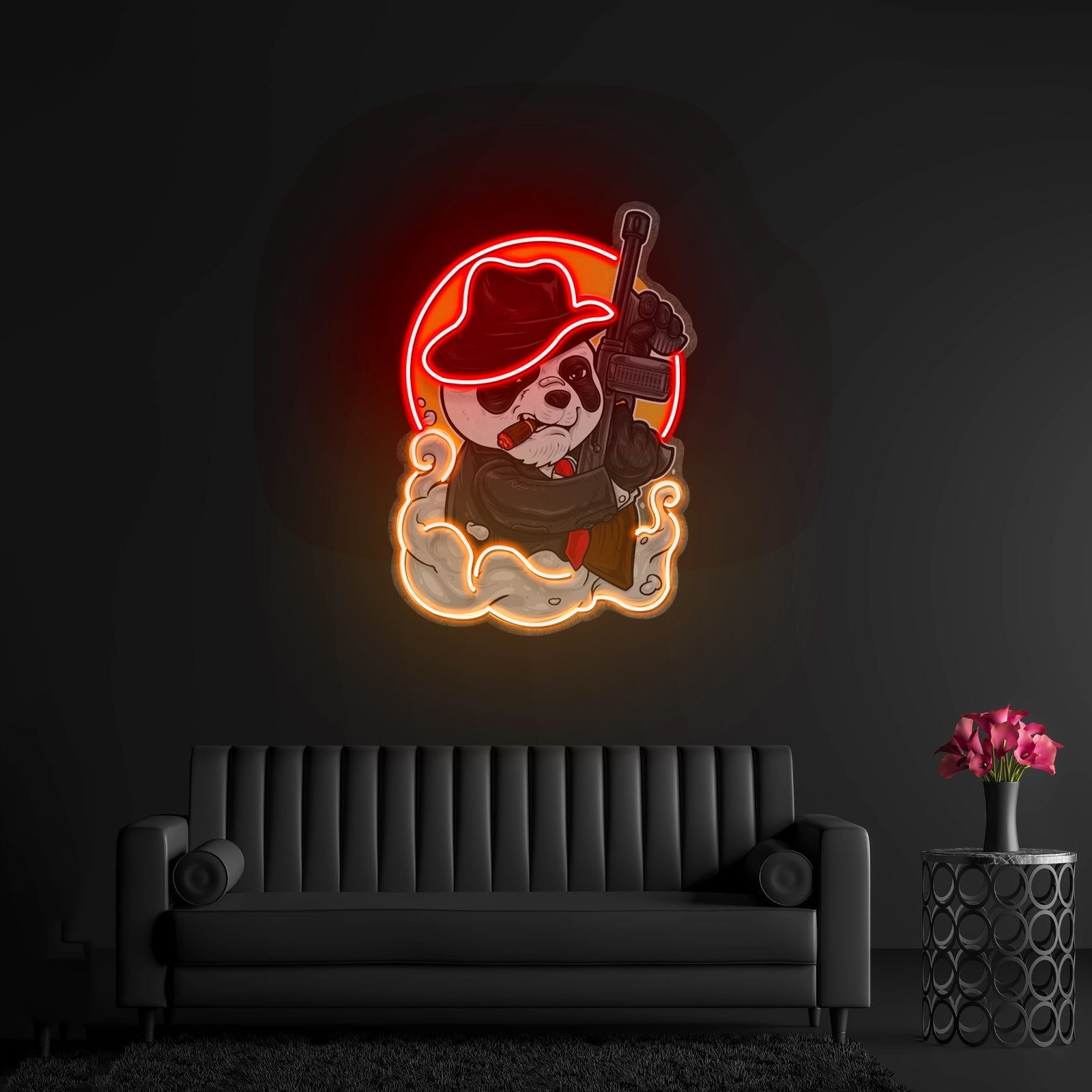 Panda Mafia Led Neon Sign Light Custom Led Signs - Shineneon