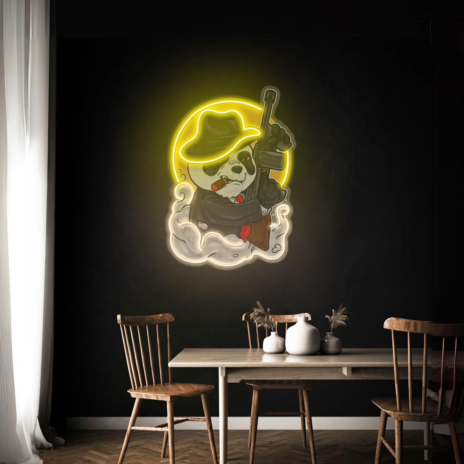 Panda Mafia Led Neon Sign Light Custom Led Signs - Shineneon