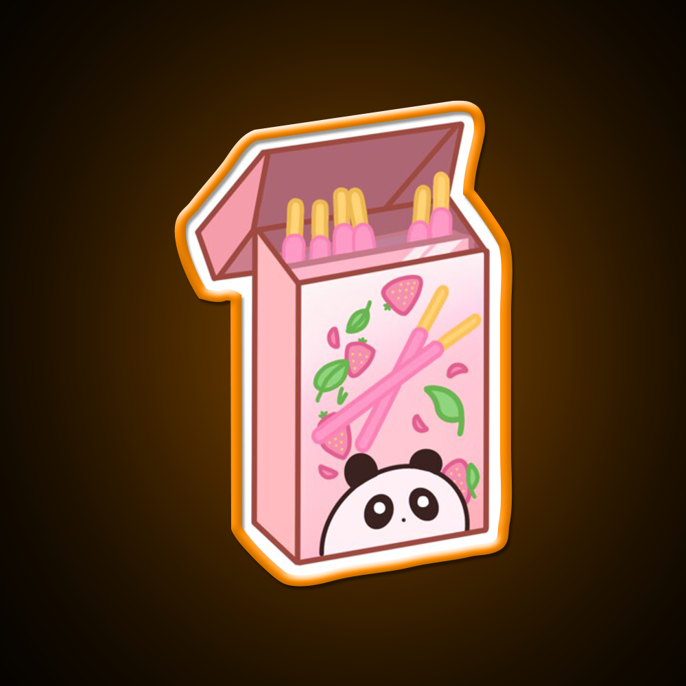 Panda Pocky Led Neon Sign Chinese Food Rgb Color