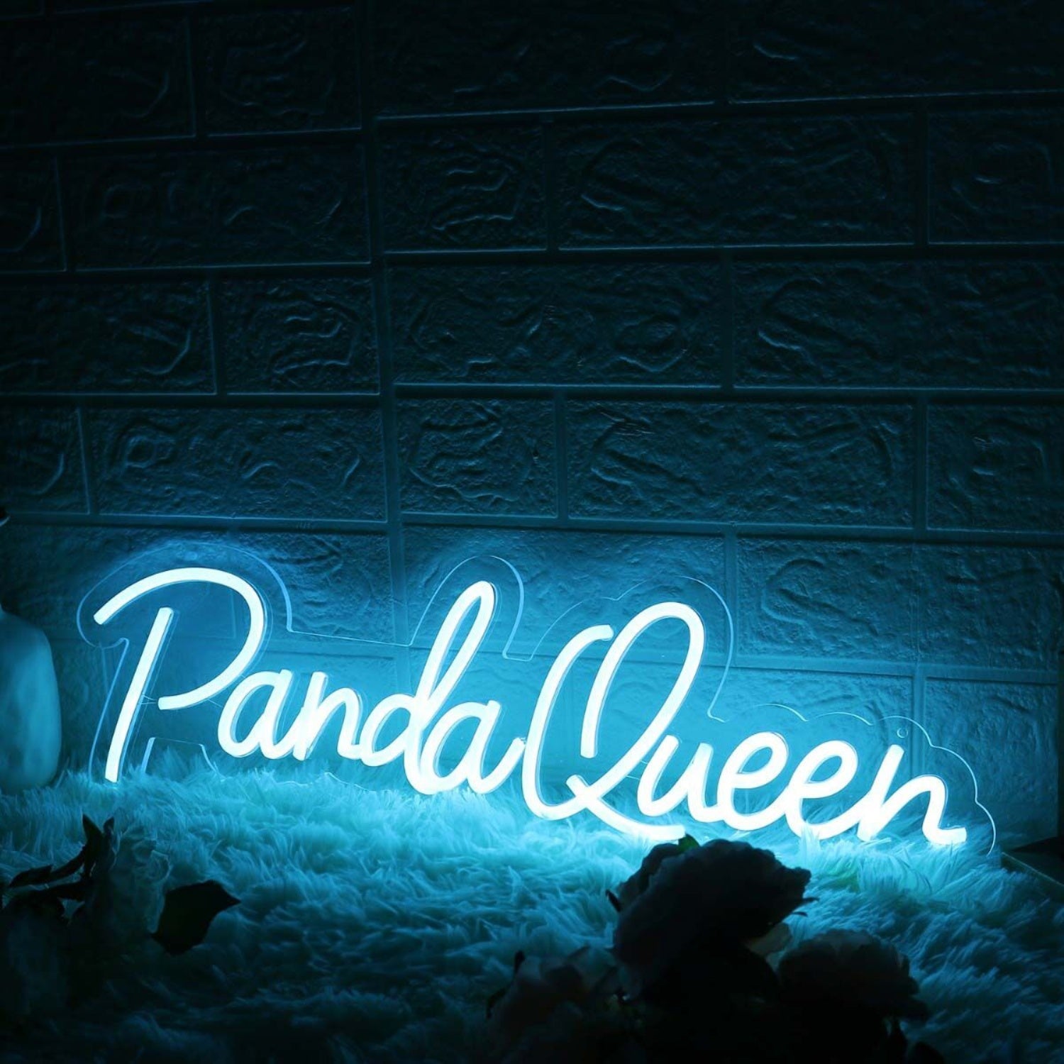 Panda Queen Blue Led Neon Sign - Shineneon