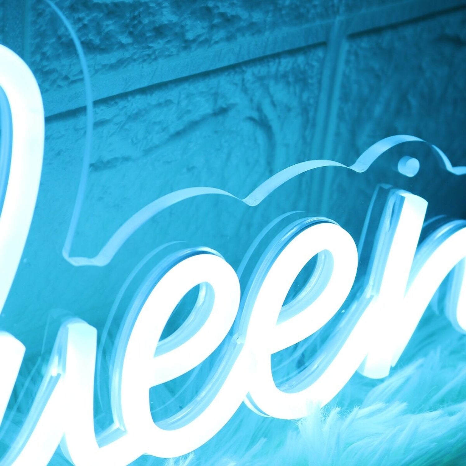 Panda Queen Blue Led Neon Sign - Shineneon