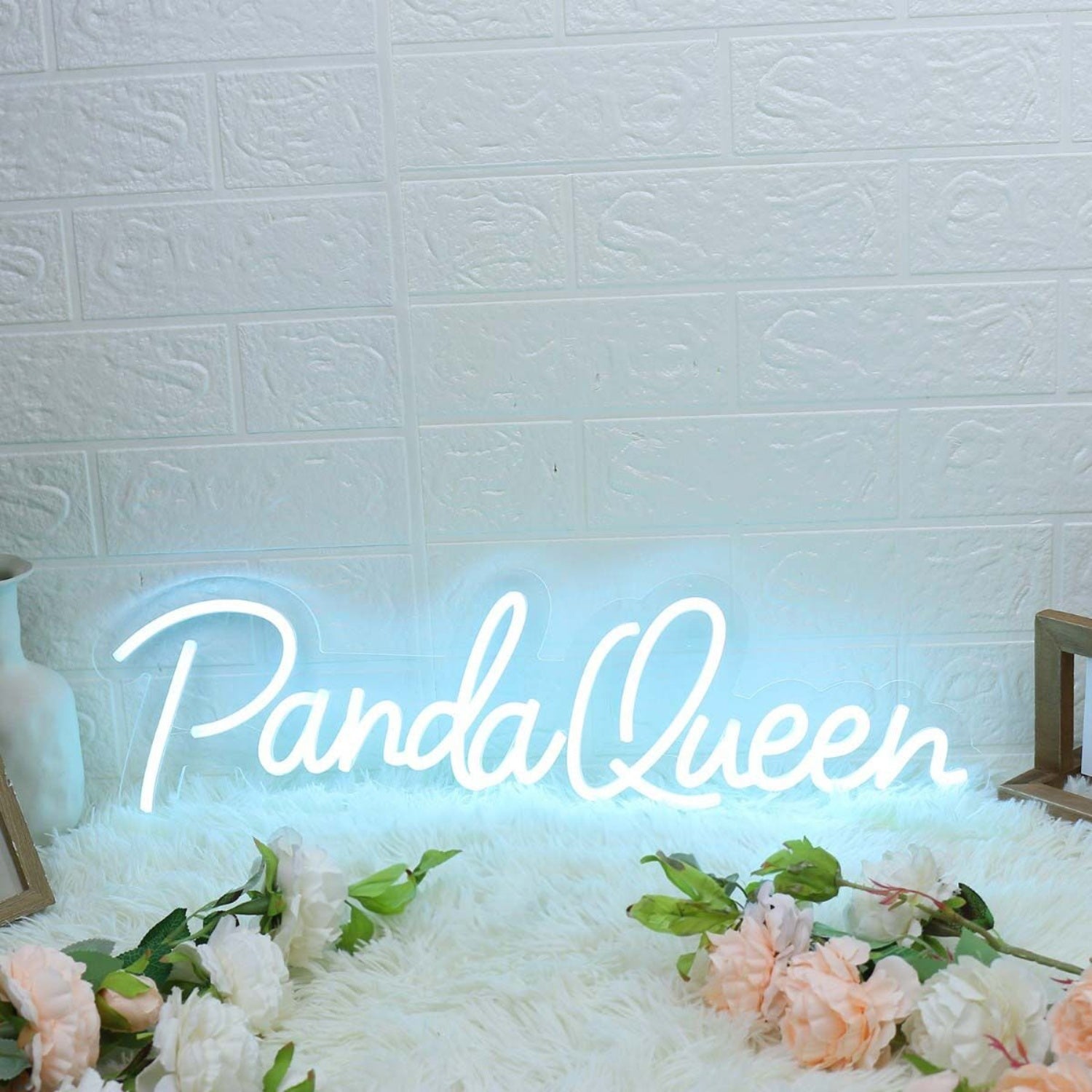 Panda Queen Blue Led Neon Sign - Shineneon