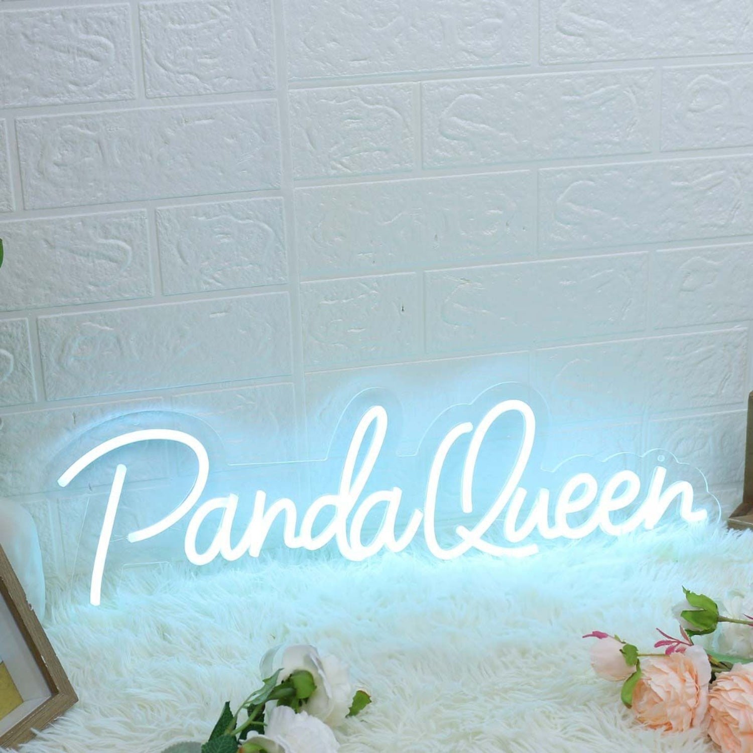 Panda Queen Blue Led Neon Sign - Shineneon