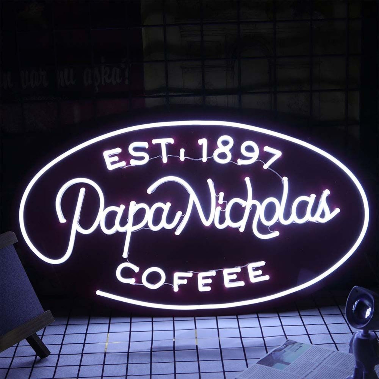 Papa Nicholas Coffee Led Neon Sign | Shineneon