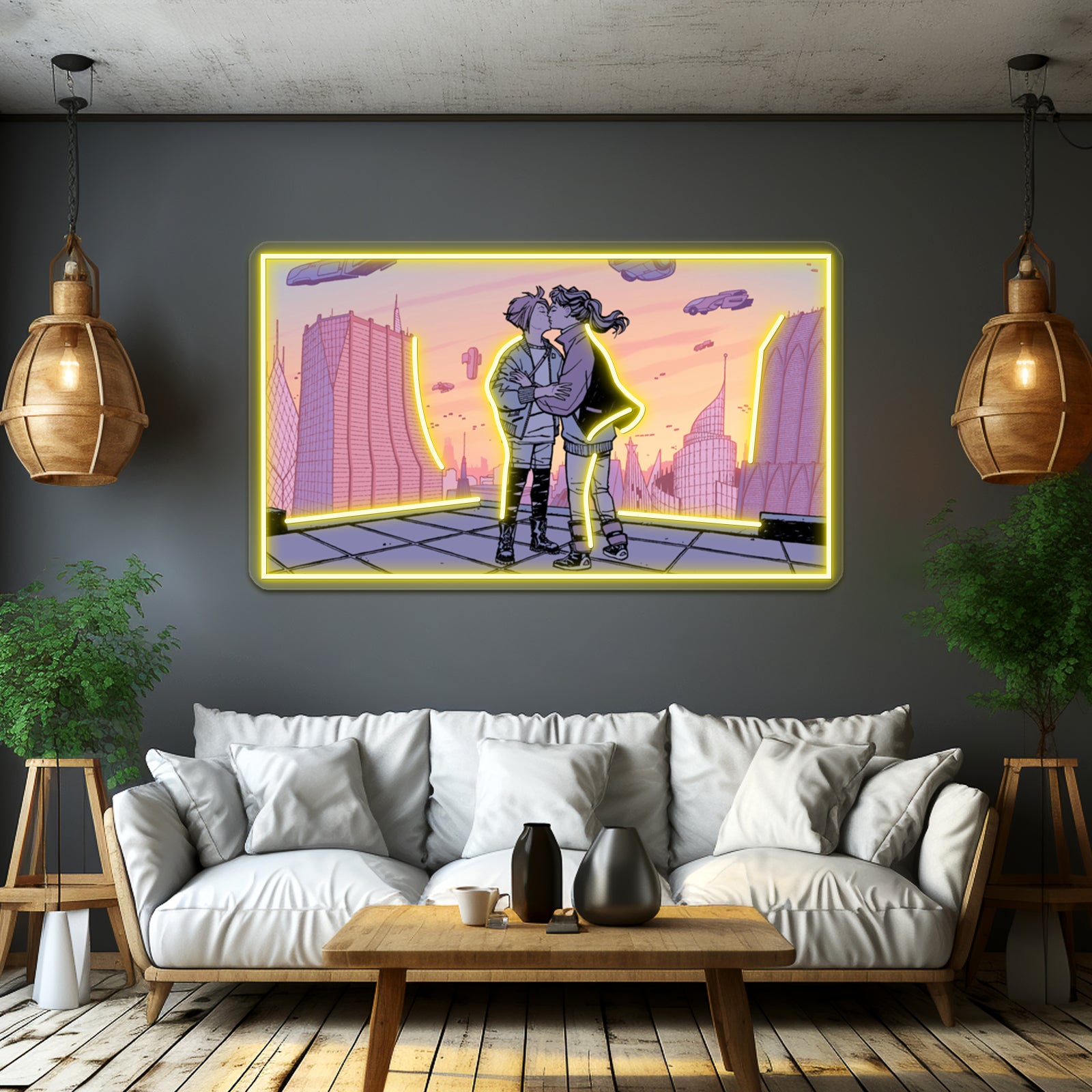 Paper Girls Lgbt Art Wall Artwork Neon Signs | Shineneon