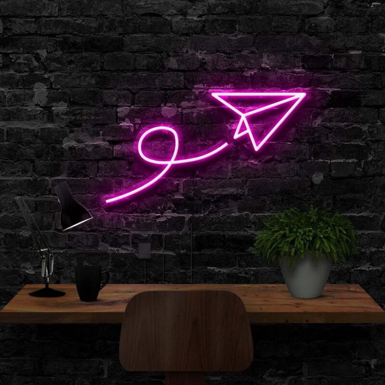 Paper Plane Led Neon Sign For Home Decor | Shineneon