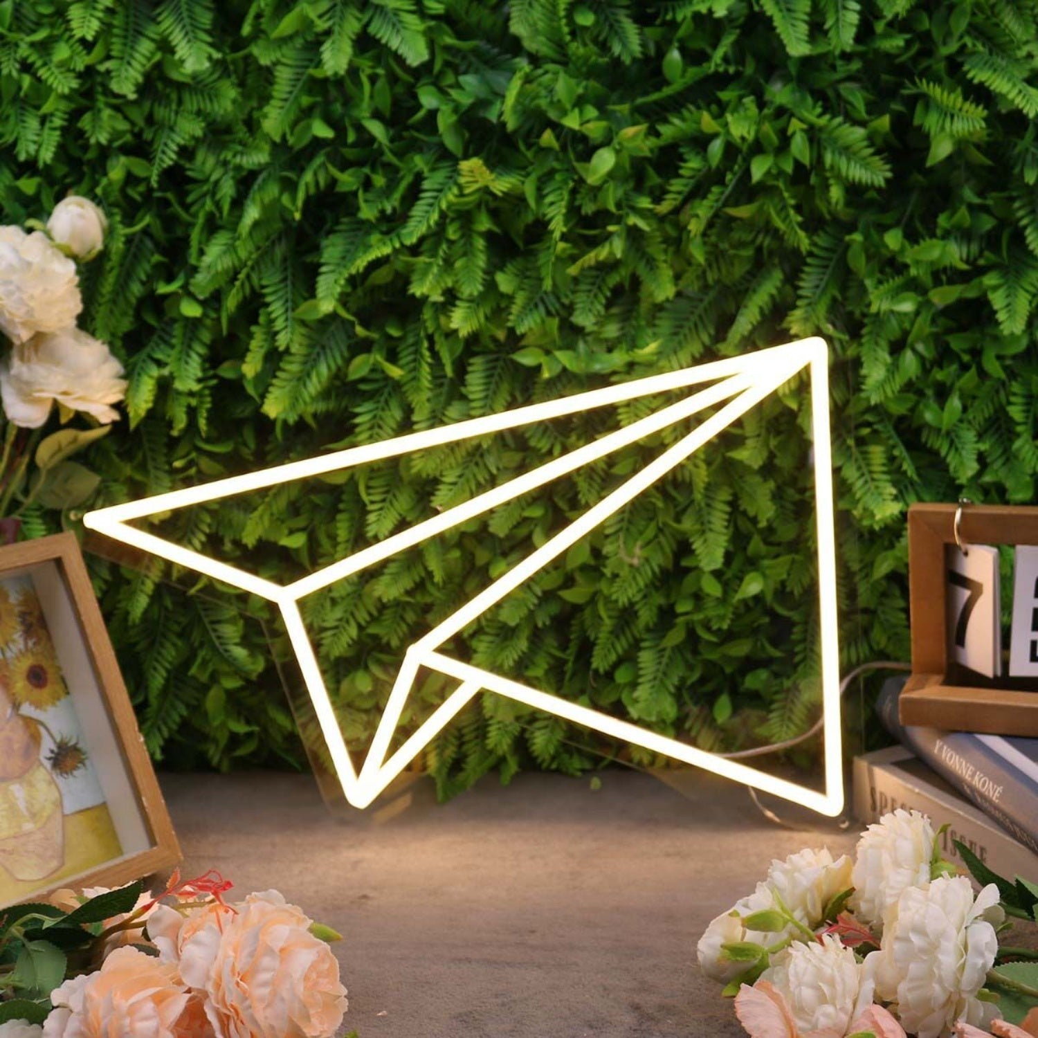 Paper Plane Yellow Led Neon Sign - Shineneon