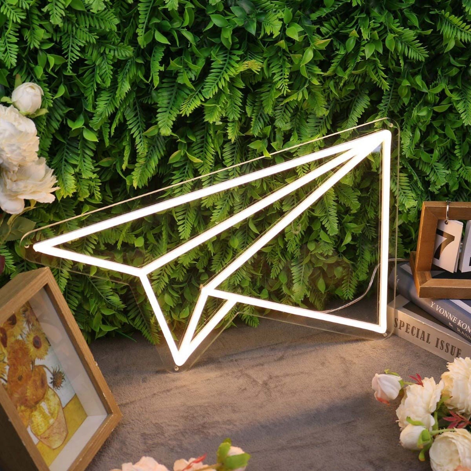 Paper Plane Yellow Led Neon Sign - Shineneon