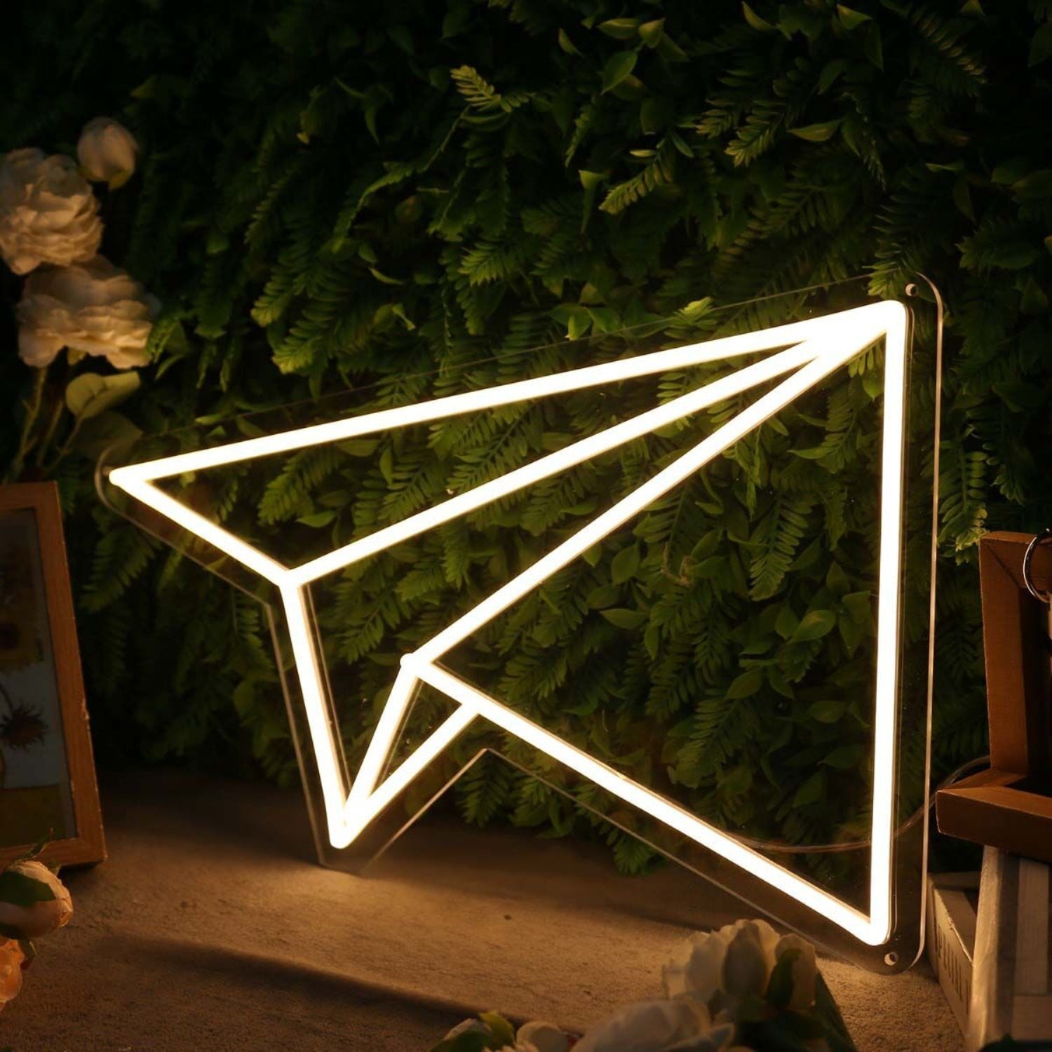 Paper Plane Yellow Led Neon Sign - Shineneon