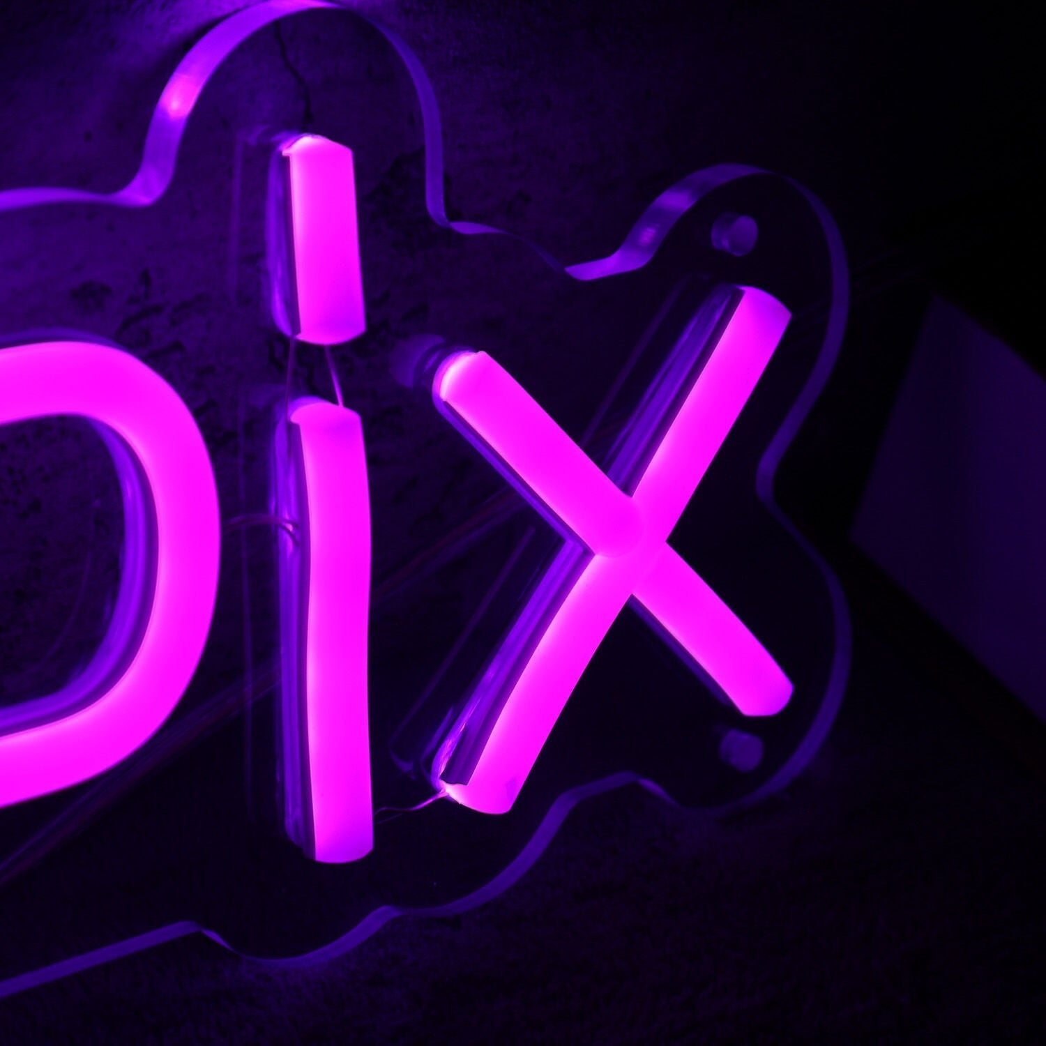Papis Pix Purple Led Neon Sign - Shineneon