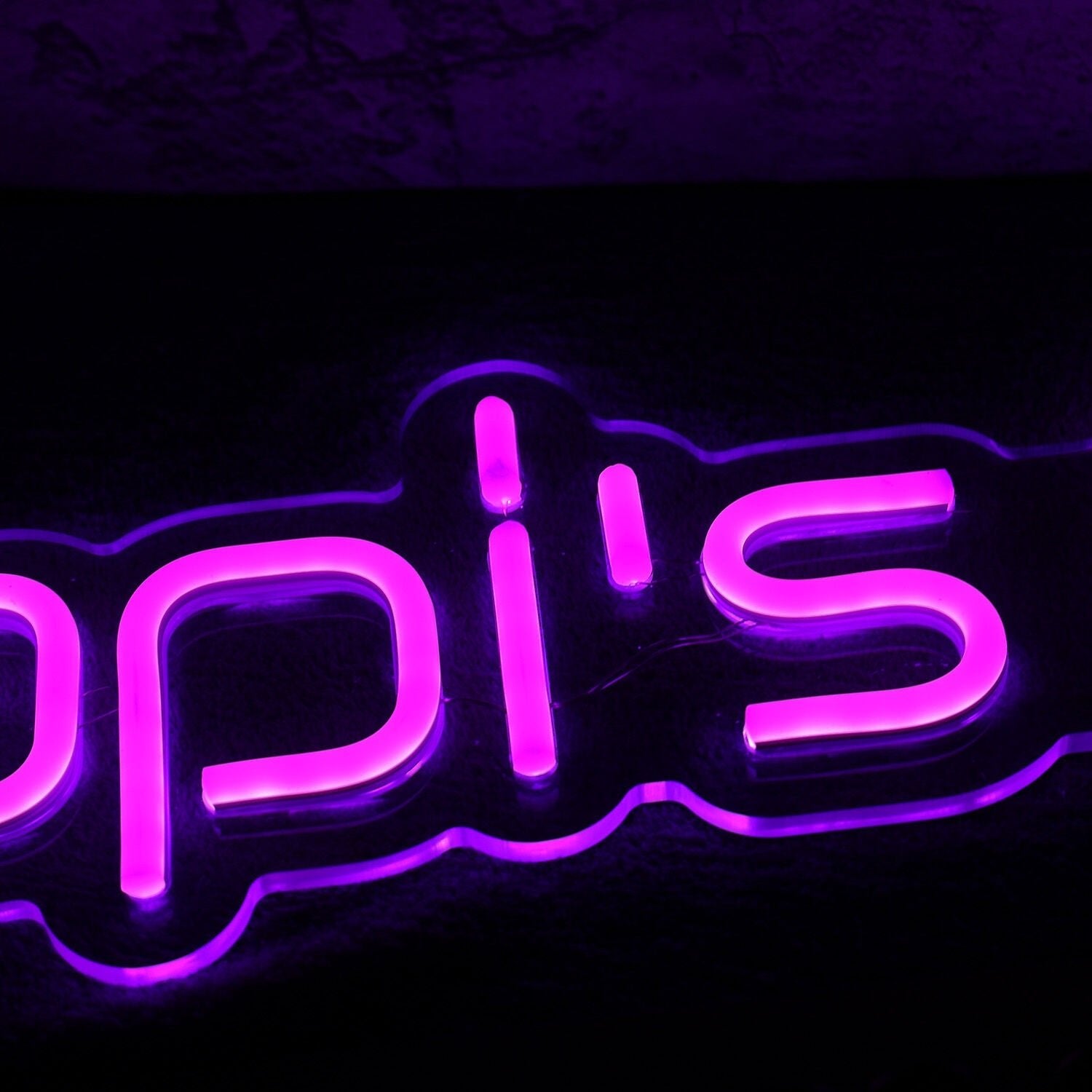 Papis Pix Purple Led Neon Sign - Shineneon