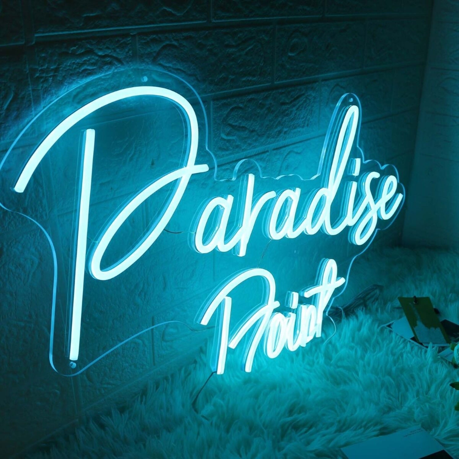 Paradise Point Blue Led Neon Sign - Shineneon