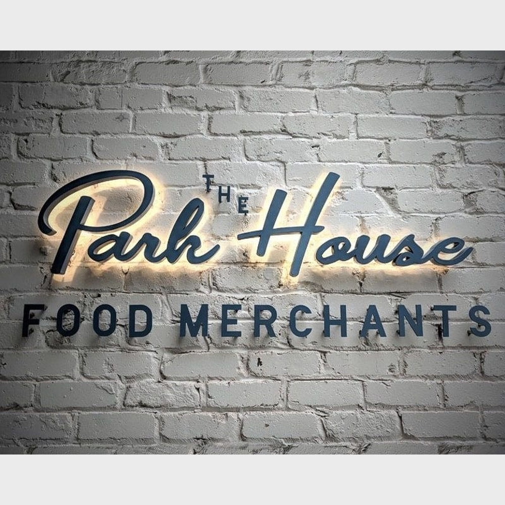 Parh House Food Merchant 3D Backlit Channel Letters Led Light Sign