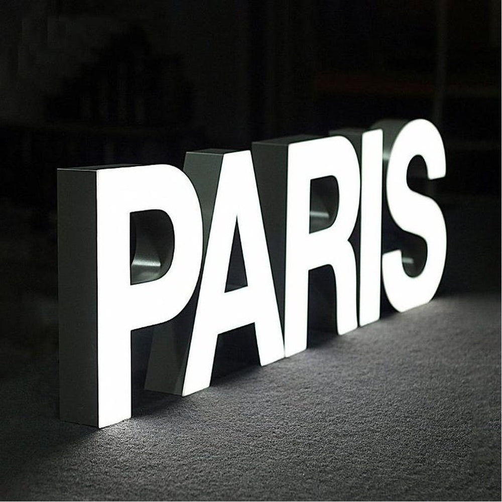 Paris 3D Frontlit Channel Letters Led Light Sign