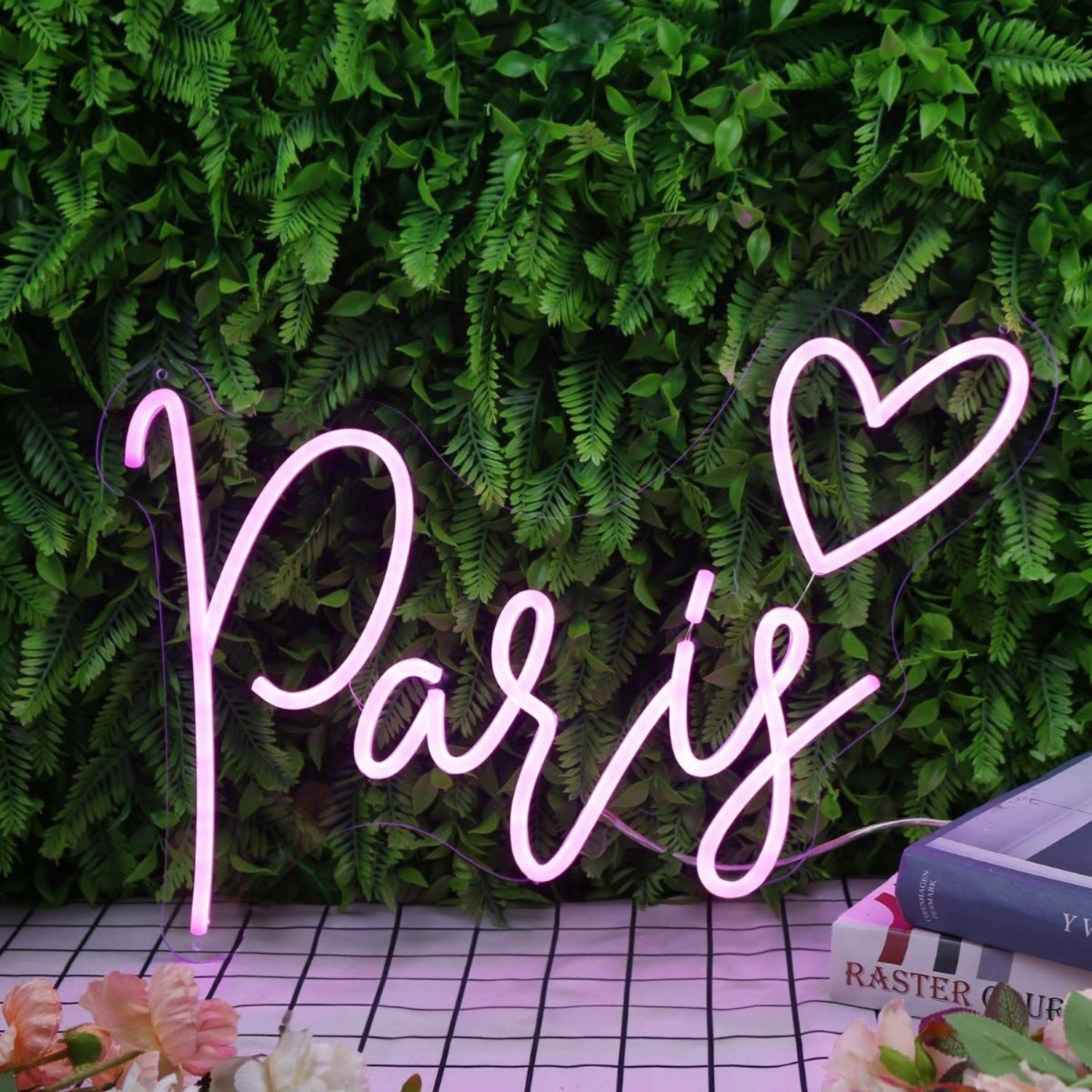 Paris Purple Led Neon Sign - Shineneon