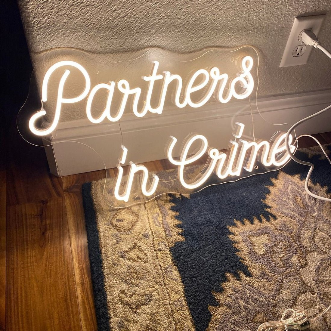 Partners In Crime Led Sign Business Neon Sign - Shineneon