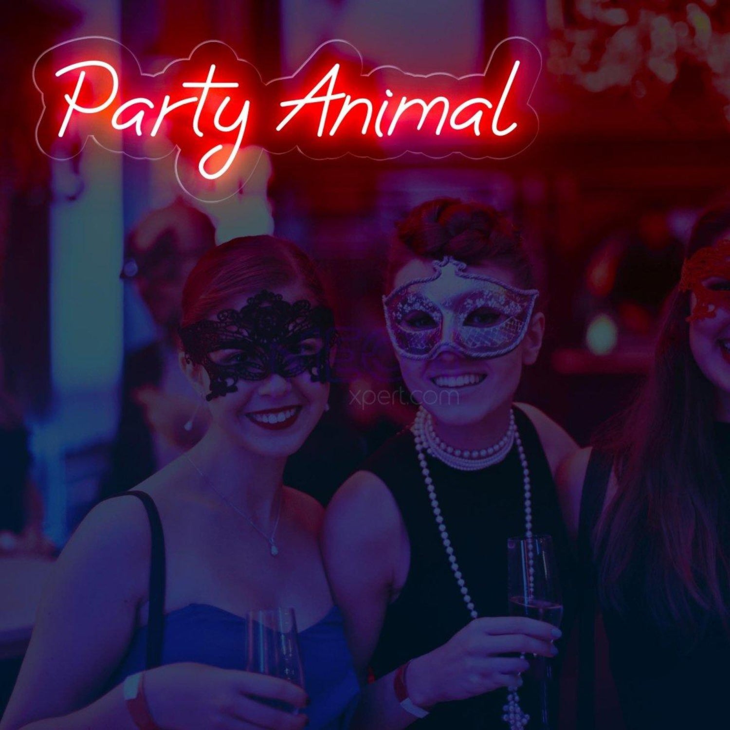 Party Animal Red Led Neon Sign Vibrant Indoor Party Decor | Shineneon