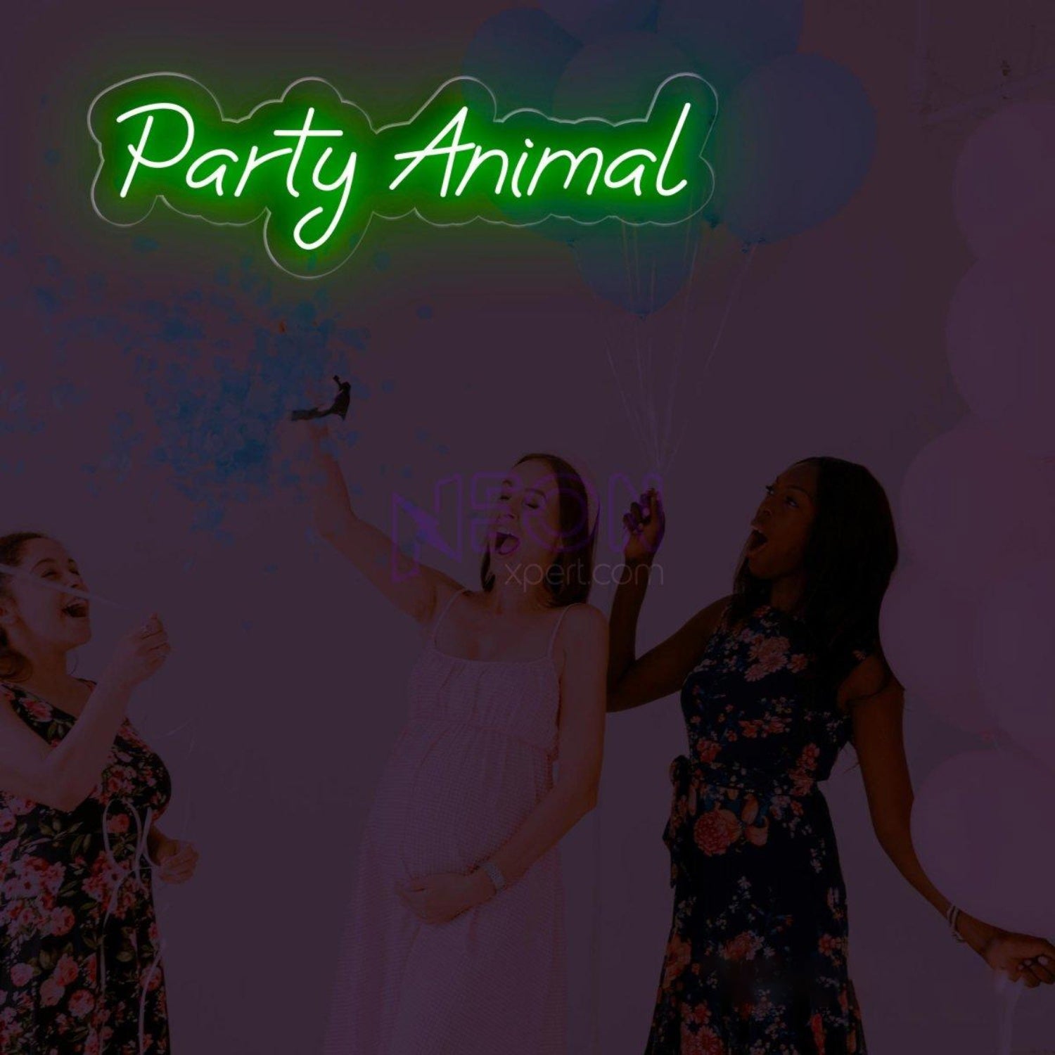 Party Animal Red Led Neon Sign Vibrant Indoor Party Decor | Shineneon