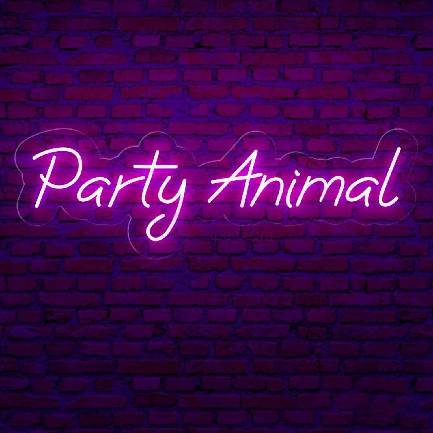 Party Animal Red Led Neon Sign Vibrant Indoor Party Decor | Shineneon