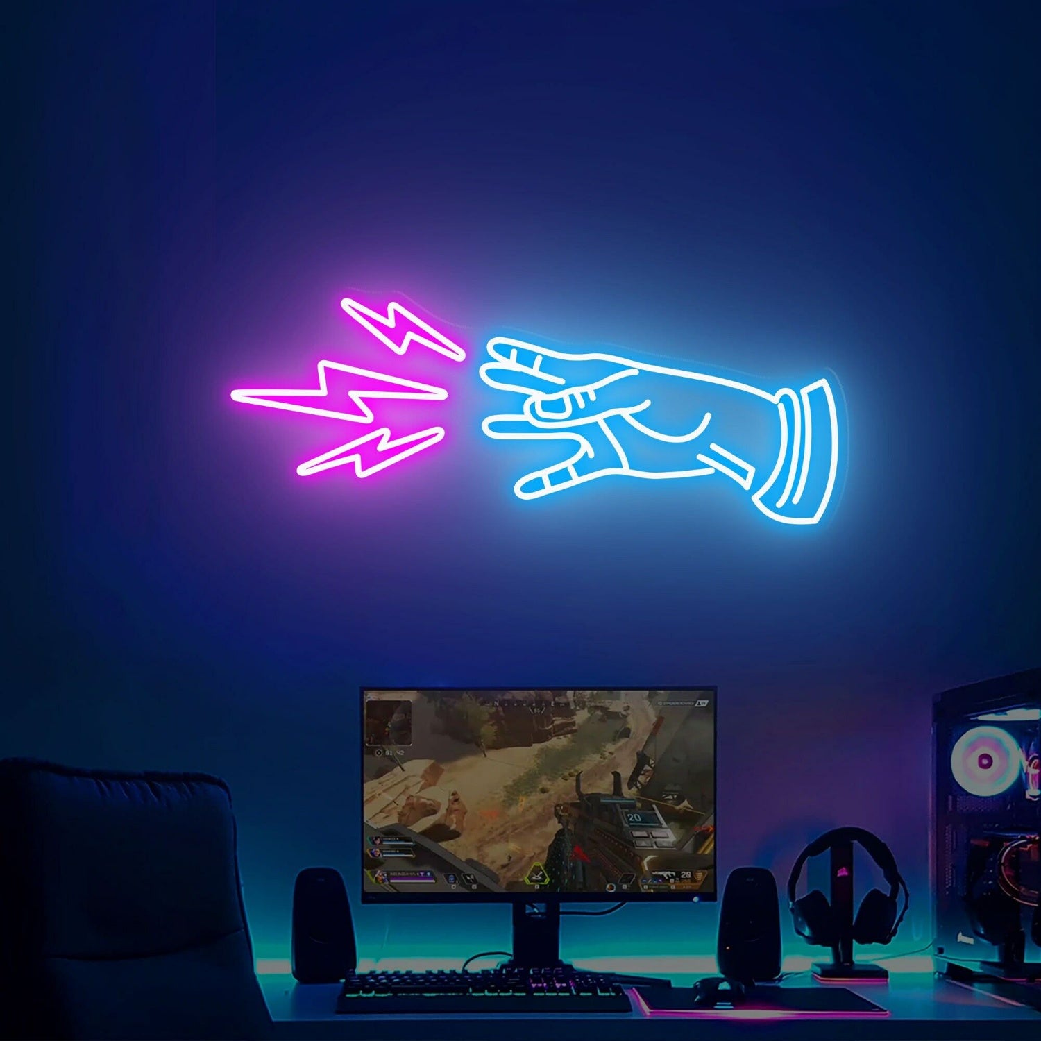 Party Bioshock Plasmids Led Neon Sign Game Rooms Bars | Shineneon