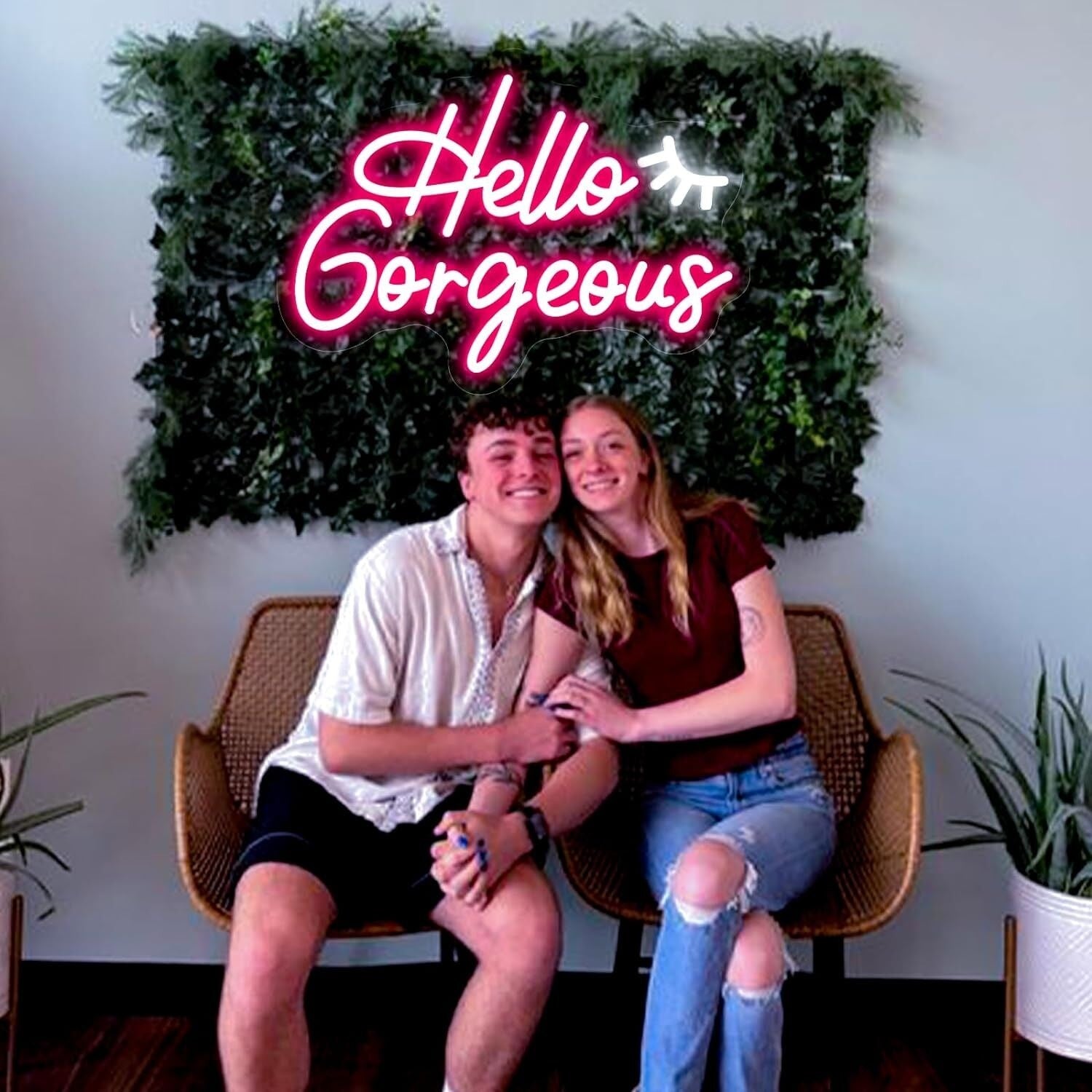 Party Deep Pink Hello Gorgeous Led Neon Sign | Shineneon