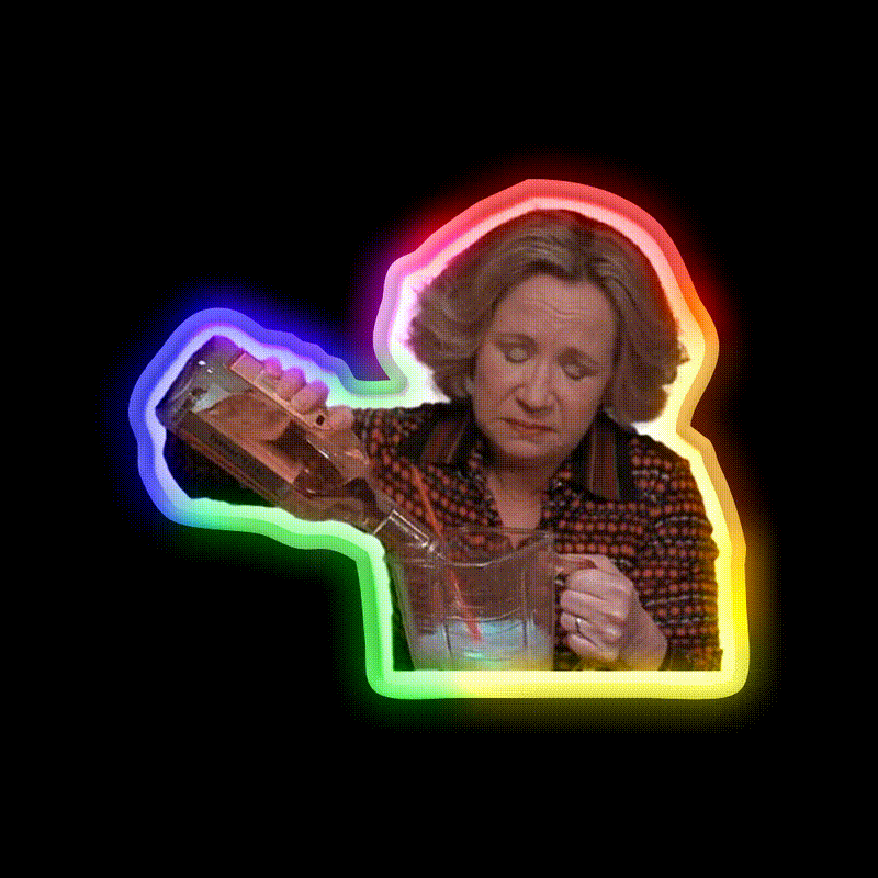 Party Drink Tequila Led Neon Sign Kitty Forman Tequila Led Neon Sign Rgb Color - LED neon sign close-up detail
