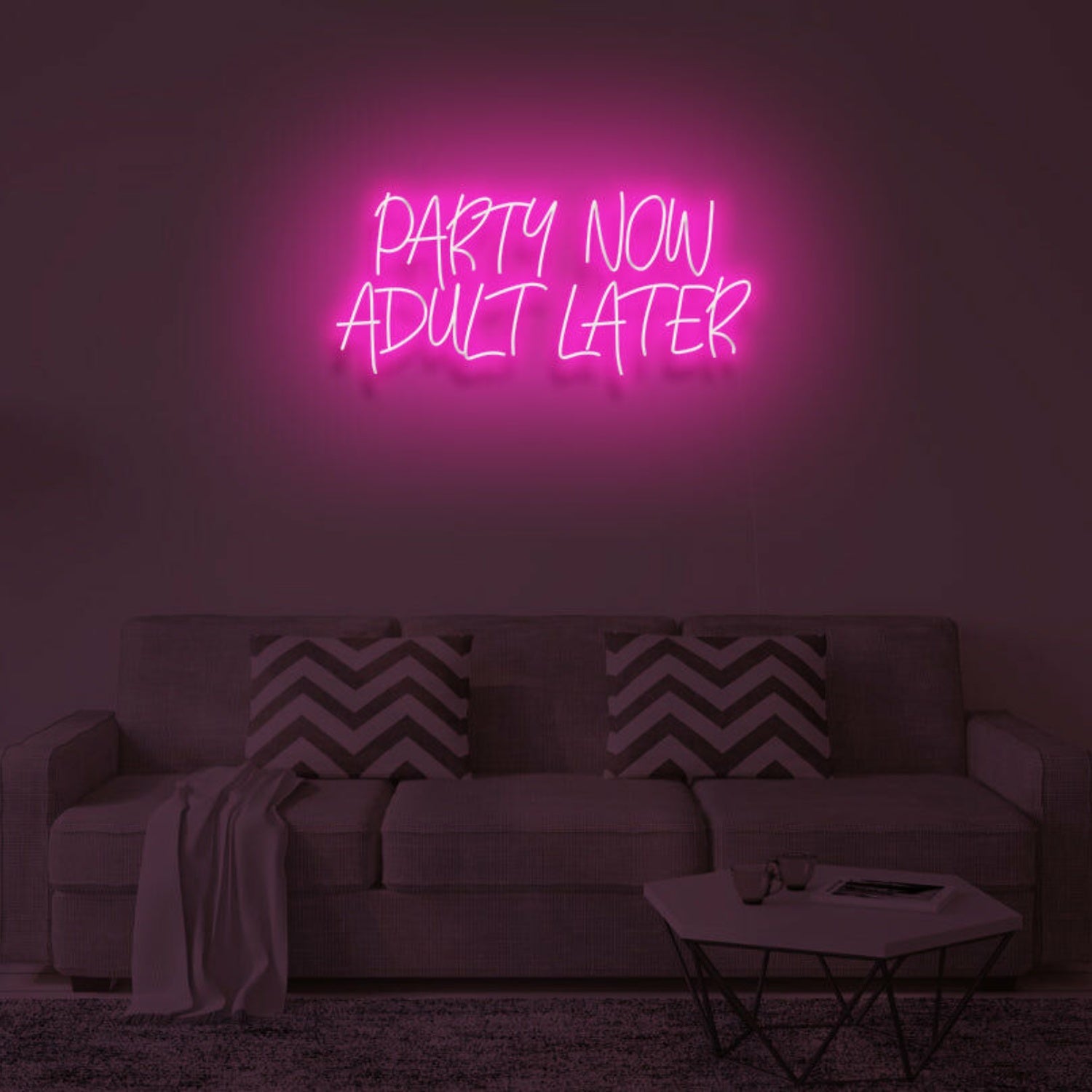Party Now Adult Later Led Neon Sign | Shineneon